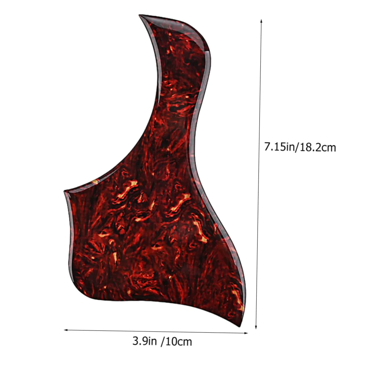 Guitar Pickguard Pickguards for Guitar Acoustic Guitar Plate Guitar Picks for Acoustic Guitar Celluloid Scratch Plate Guard Sticker for Acoustic Guitar Folk Pickup Pvc Anti-scratch - Image 7