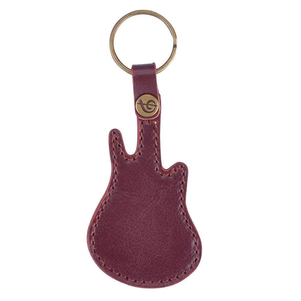 Guitar Picks Case Leather Pick Keychain Guitar Picks Holder Plectrums Case Bag with 5Pcs Guitar Picks Gift (Guitar Pick Case-Coffee Color) Guitar Pick Case-Coffee Color - Image 4