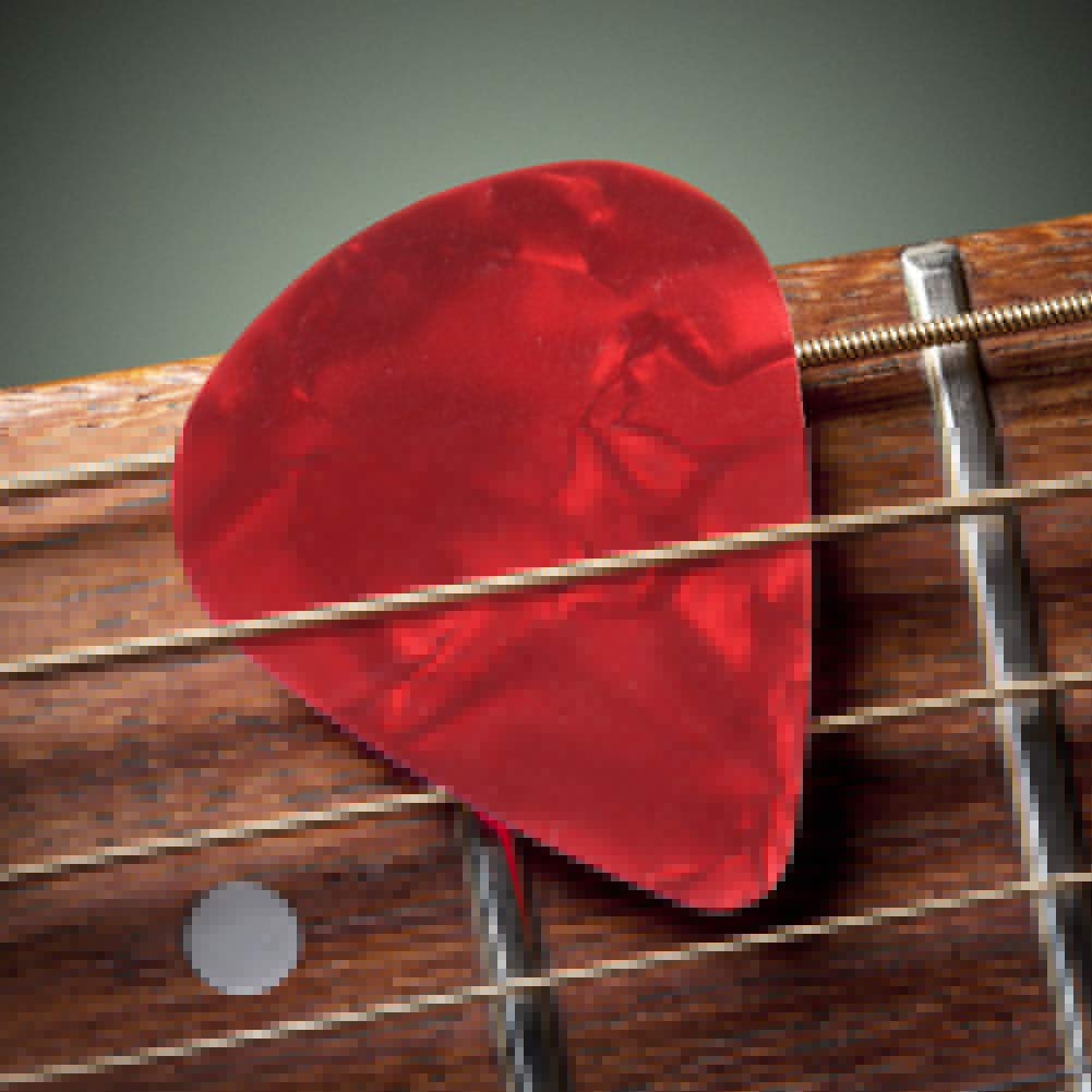 Guitar Picks Holder Clamp Clip Rubber Microphone Stand Pickholder with 5Pcs Picks for Guitar Accessory - Image 5