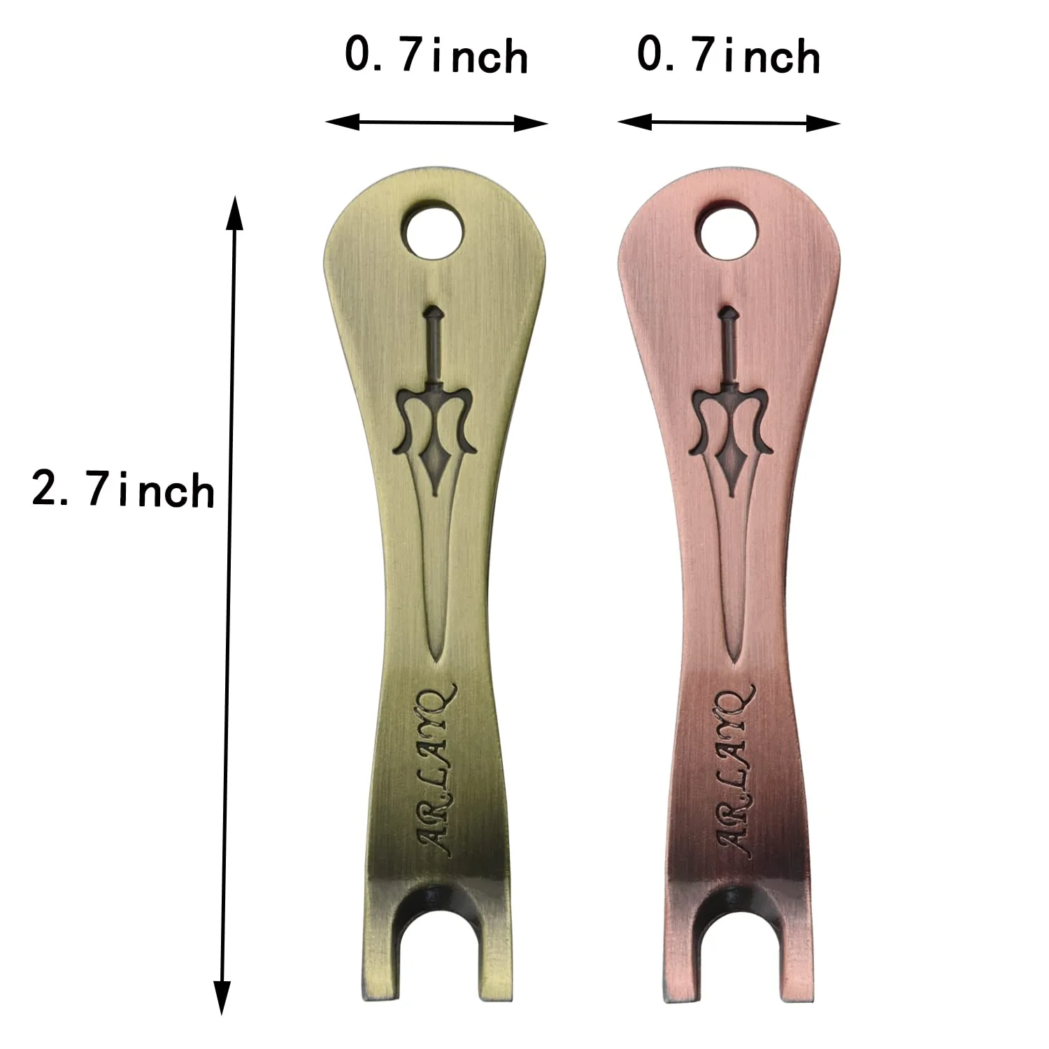 Guitar Pin Remover JJHXSM 2PCS Silver Guitar Bridge Pins Puller Pulling Remover Extractor Luthier Tool - Image 2