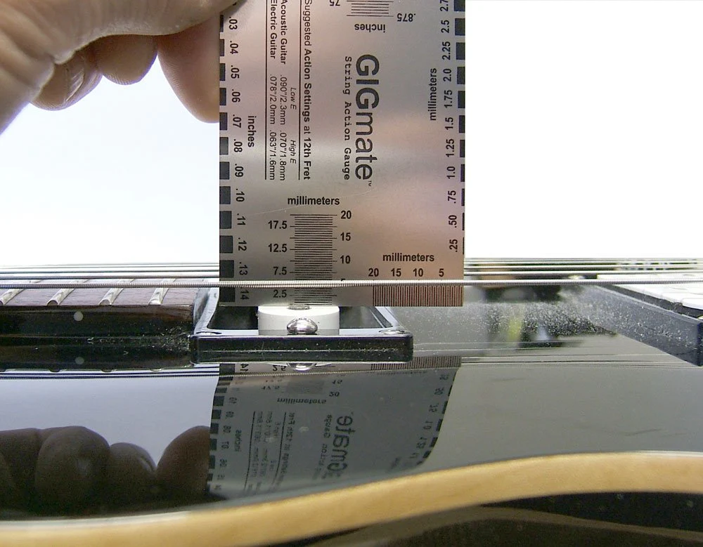 Guitar Set Up Tool Combo. 5mm + 4mm Ball End, Martin, Takamine Truss Rod Wrenches and String Action Gauge - Image 7