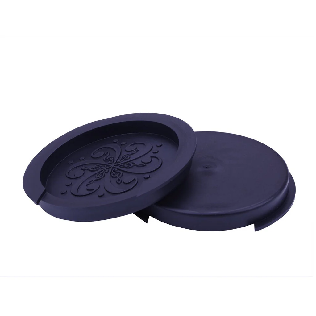 Guitar Soundhole Cover, 4 inch Sound hole Rubber Cover for Acoustic Guitar (Black) Black - Image 2