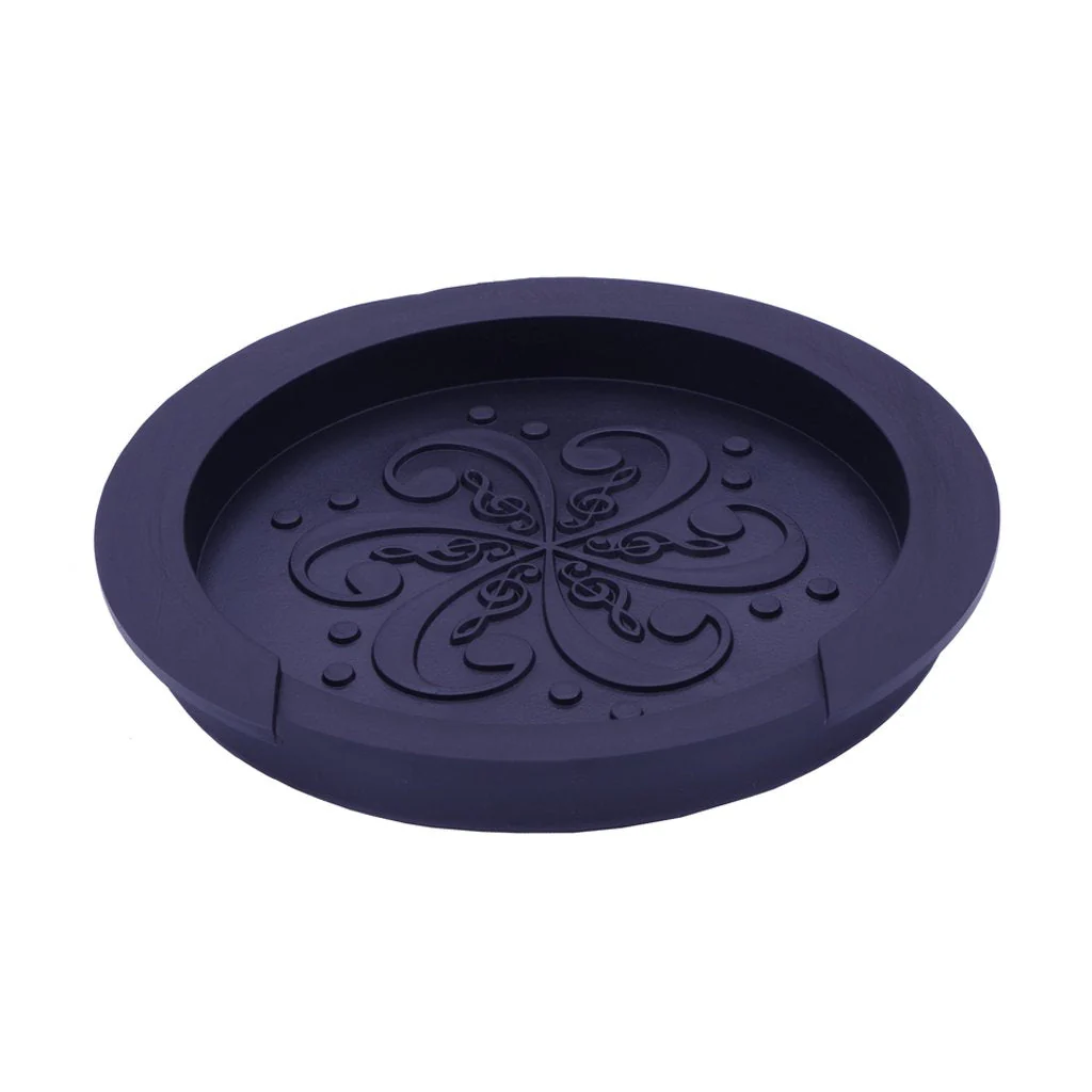 Guitar Soundhole Cover, 4 inch Sound hole Rubber Cover for Acoustic Guitar (Black) Black - Image 3