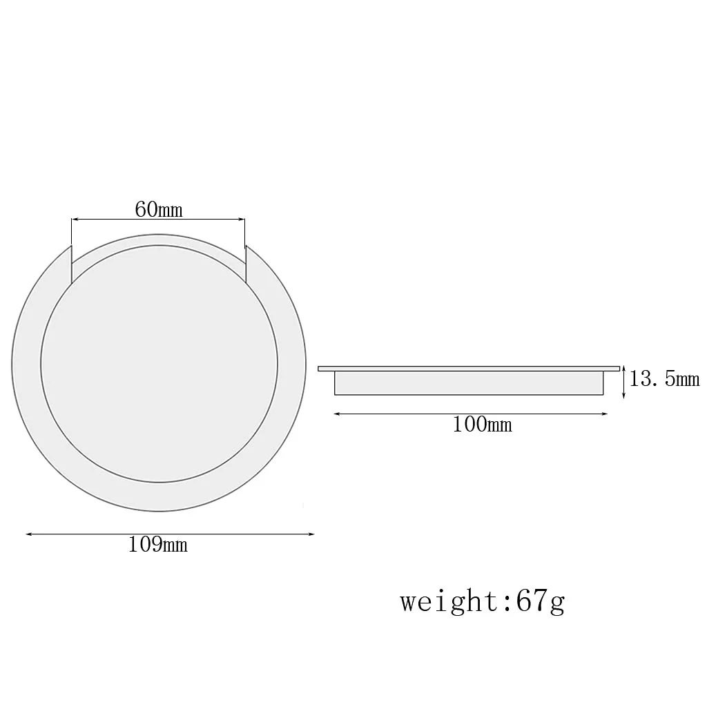 Guitar Soundhole Cover, 4 inch Sound hole Rubber Cover for Acoustic Guitar (Black) Black - Image 6