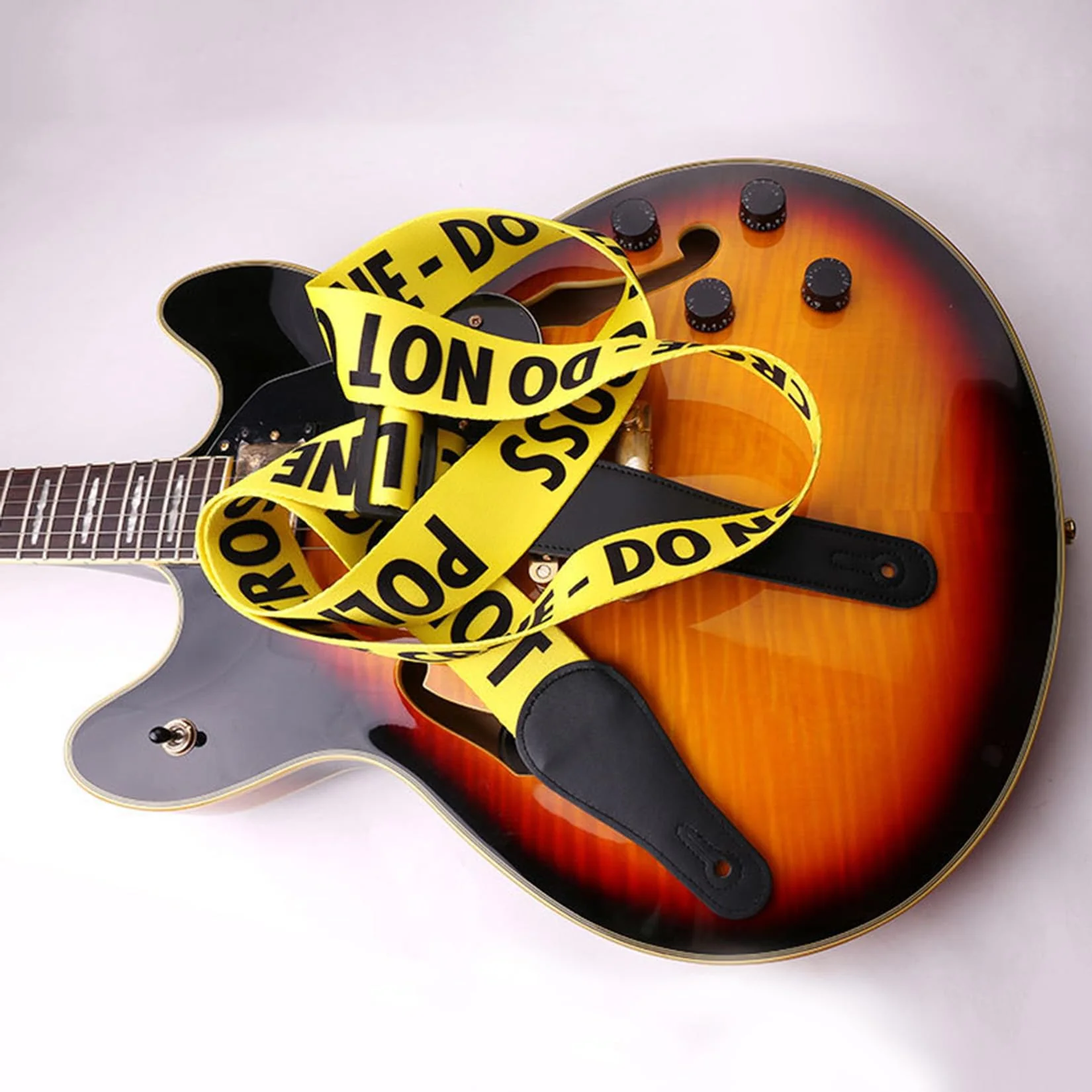 Guitar Strap,Soft Shoulder Strap & Leather Ends,Adjustable Guitar Shoulder Strap For Bass, Electric & Acoustic Guitar,Guitar Accessory Stylish Straps - Image 3