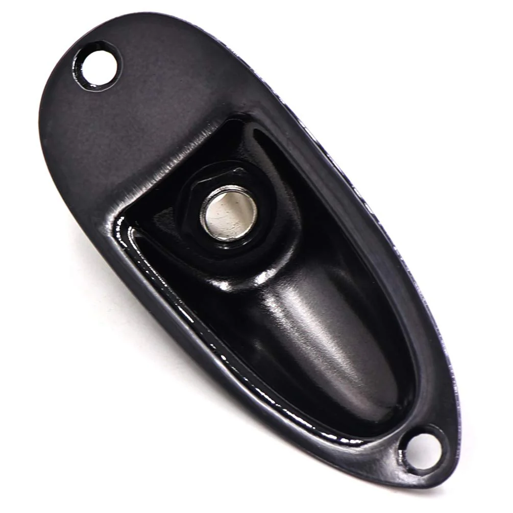 Guitar String Retainer Roller String Tree Guides,Loaded Jack Socket Plate and Neck Plate Black,Electric Guitar Hardware Set with screws Black 03 - Image 2