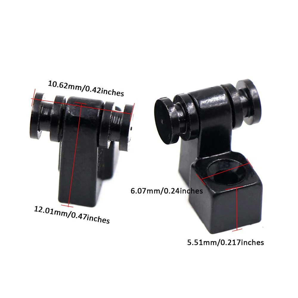 Guitar String Retainer Roller String Tree Guides,Loaded Jack Socket Plate and Neck Plate Black,Electric Guitar Hardware Set with screws Black 03 - Image 6