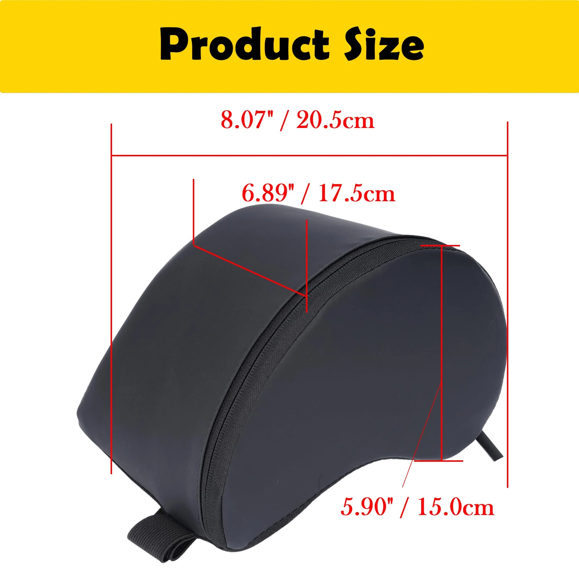 Guitar Support, Guitar Cushion for Classical Acoustic Electric Guitar Players, Guitar Rest Ergonomic Playing Mat Leg Pad, Professional Guitarist Musical Instruments Accessories Tool with Bag - Image 8