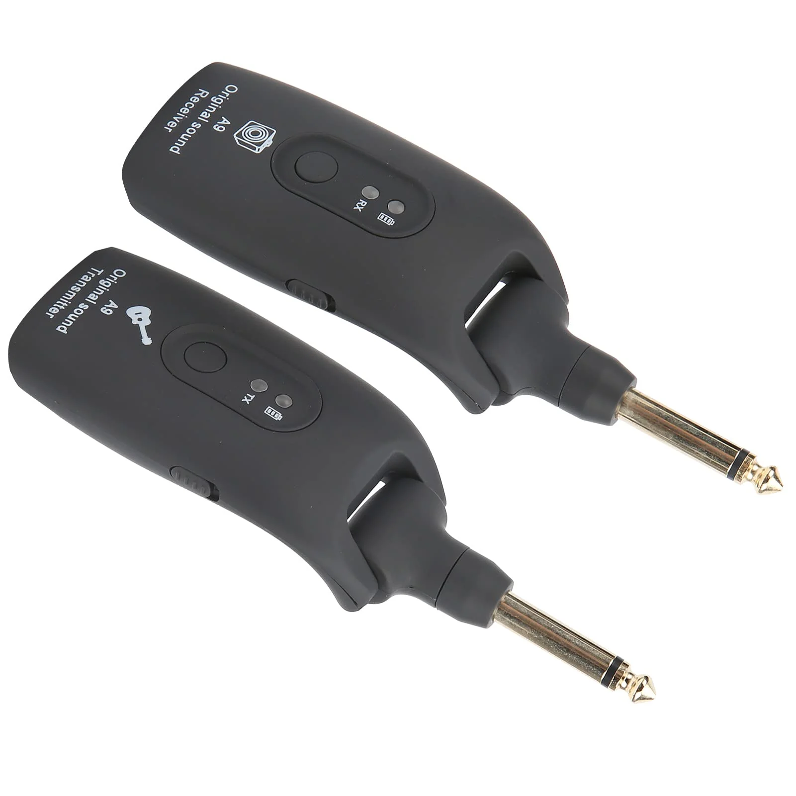 Guitar Transmitter Receiver,Guitar Musical Instrument Accessories, System USB Cable A9 2.4GHz (Black) Black - Image 3