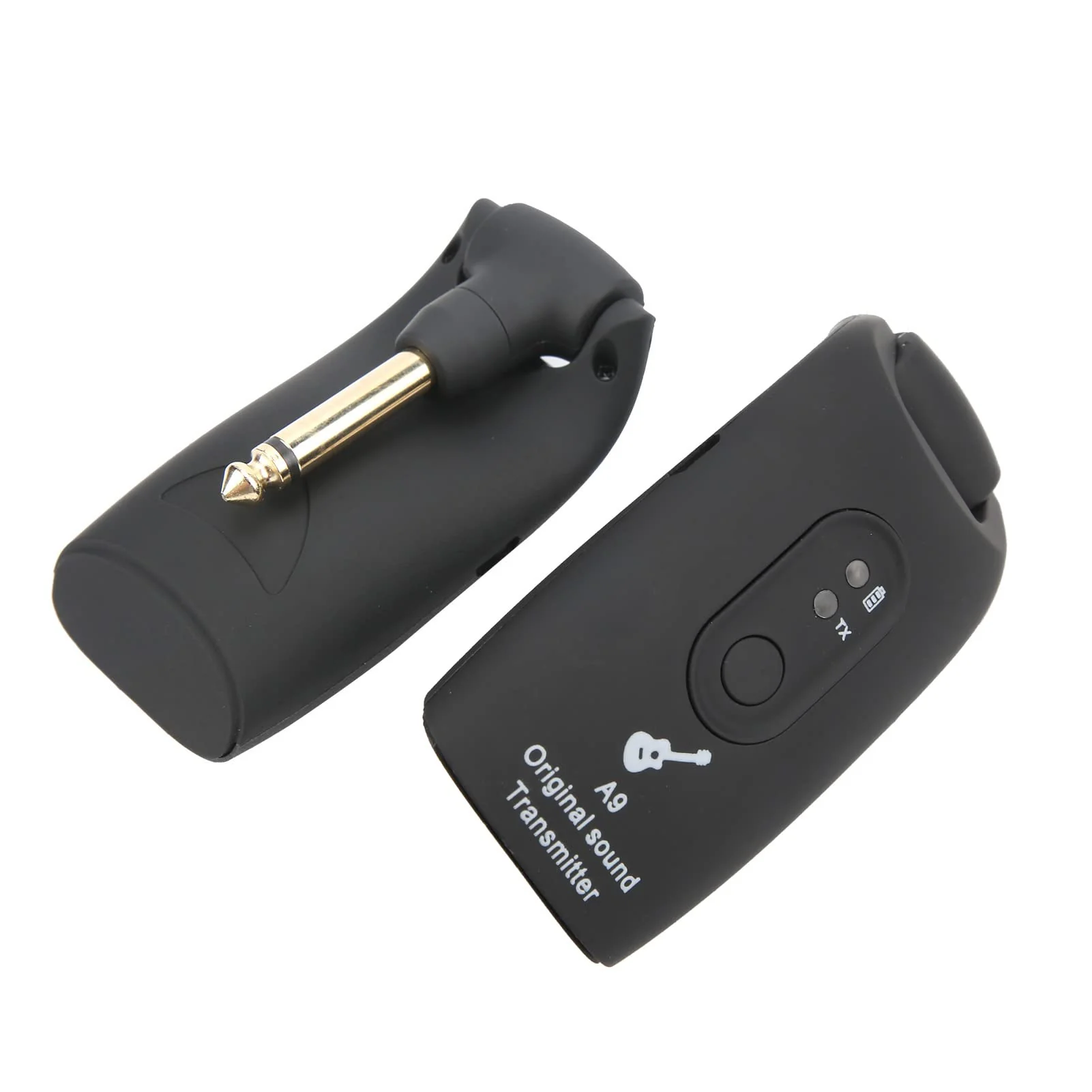 Guitar Transmitter Receiver,Guitar Musical Instrument Accessories, System USB Cable A9 2.4GHz (Black) Black - Image 8