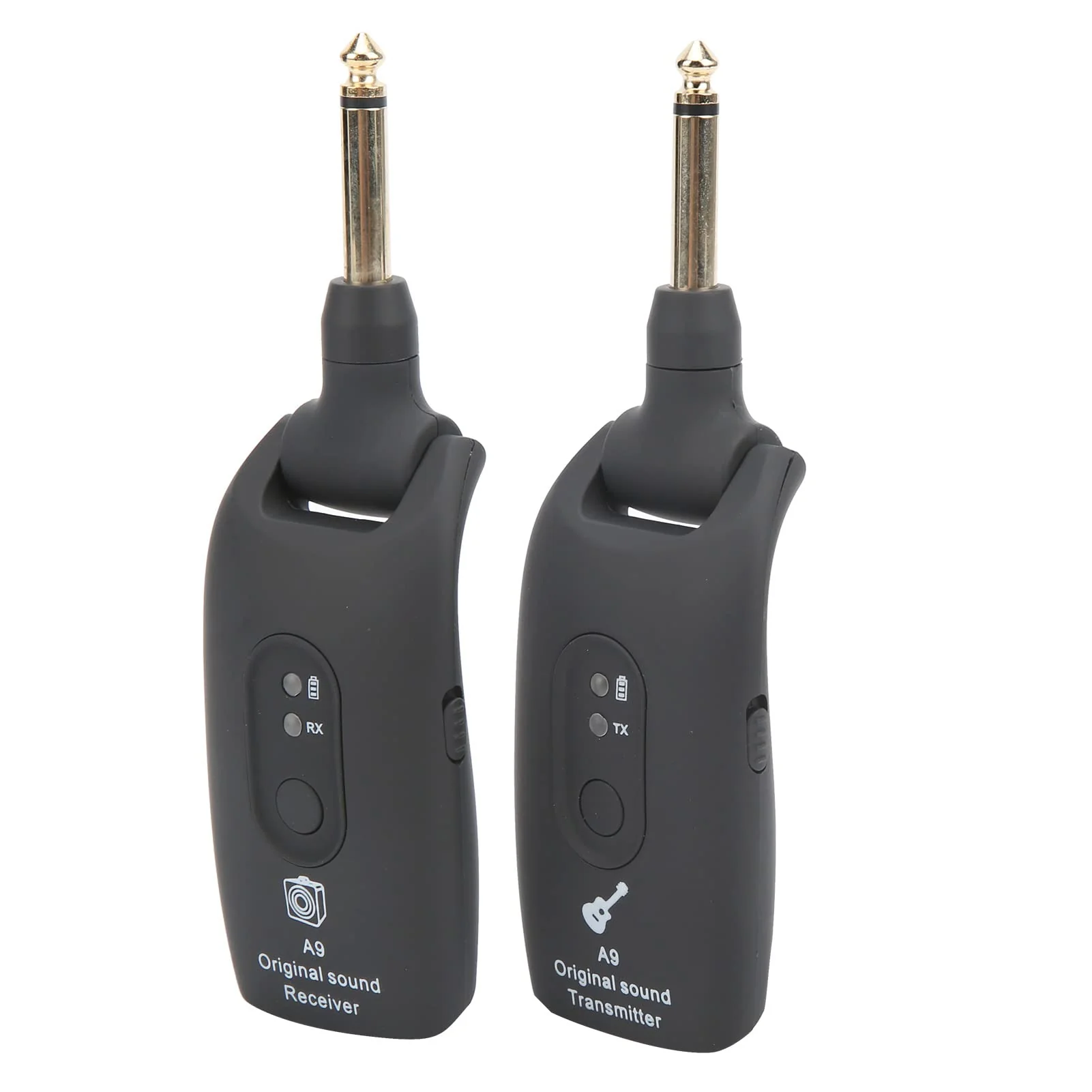 Guitar Transmitter Receiver,Guitar Musical Instrument Accessories, System USB Cable A9 2.4GHz (Black) Black - Image 9