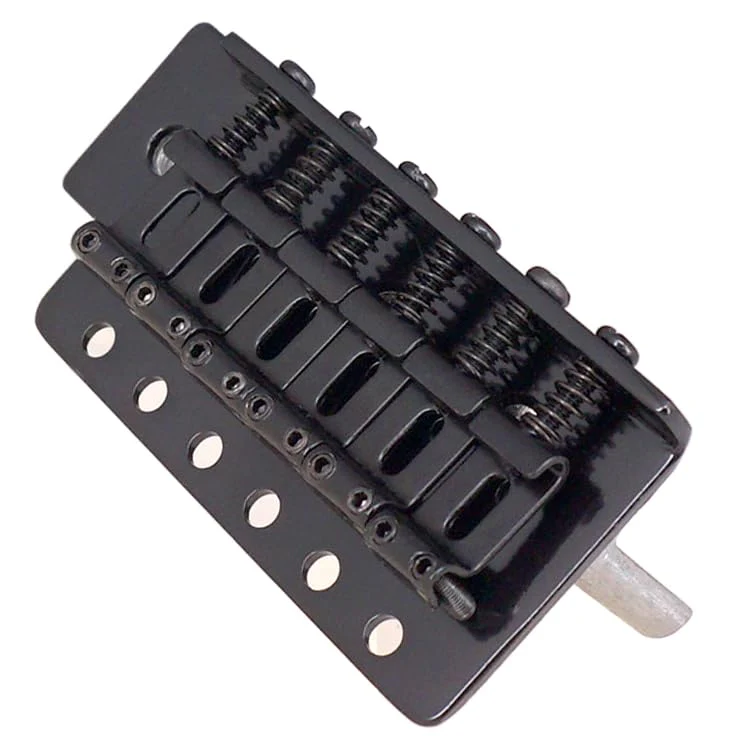 Guitar Tremolo Bridge Set - Strat Tremolo System for Fender Stratocaster/Squier Electric Guitar, American Standard Replacement (Black) Black - Image 3