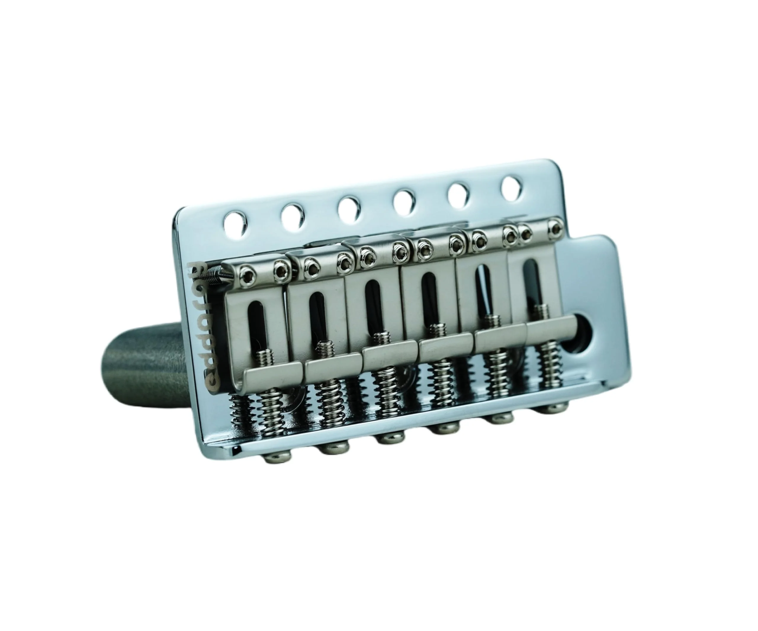 Guitar Tremolo Bridge with Zinc Alloy Saddles and Block, String Spacing 10.5MM, Pop-In Vibrato Bar, Complete Install Kit, B type B style saddle - Image 2