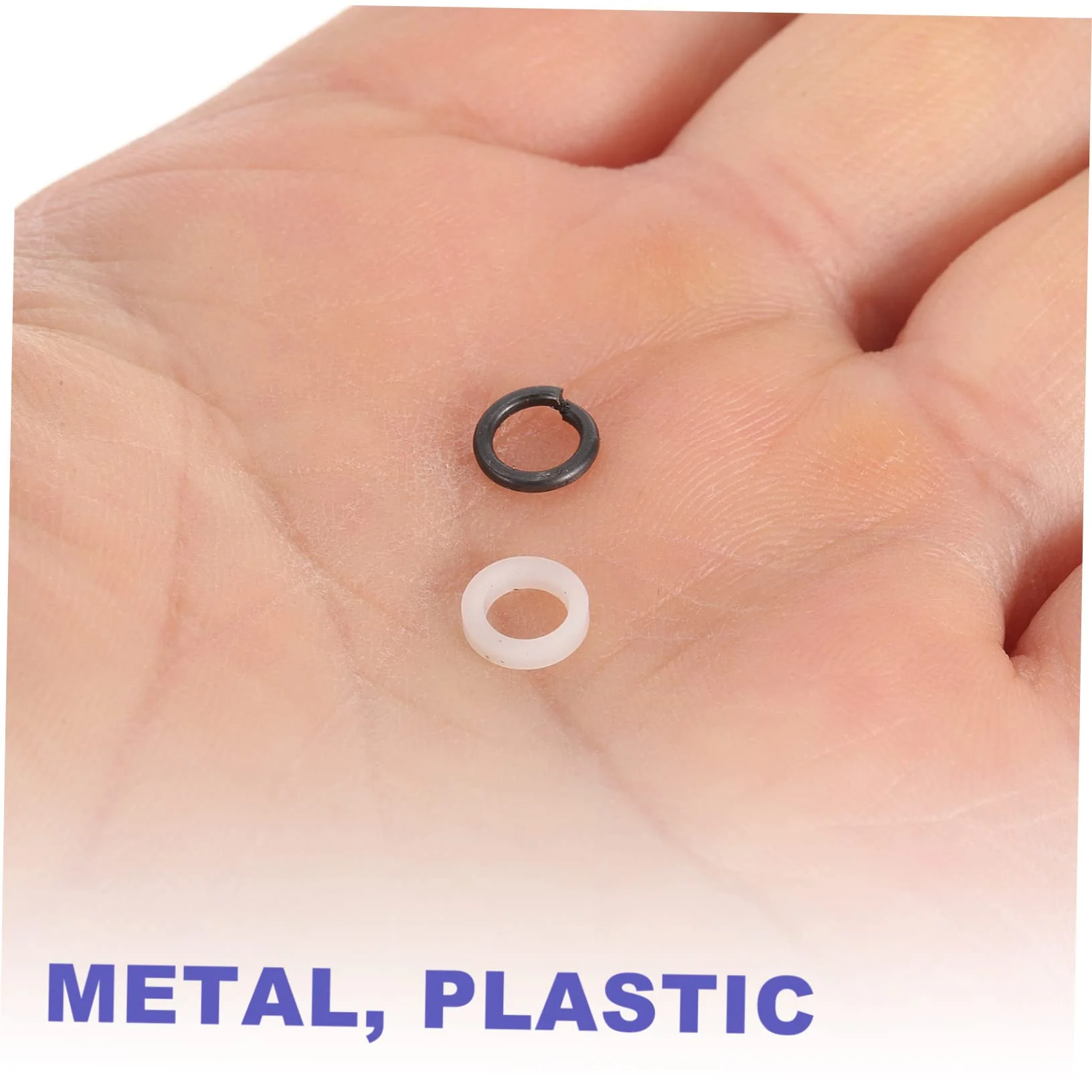 Guitar Tuner Washer Replacement Double Layer Plastic and Metal Gaskets Acoustic Electric Guitar Tuning Peg Spacer 0.27X0.27X0.03In Easy Installation - Image 2