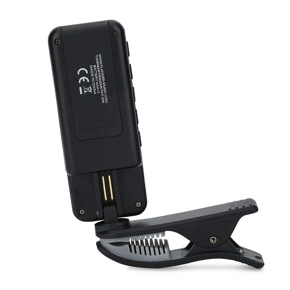 Guitar Tuners, -209 Clip-On Digital Large LCD Display Tuners for Chromatic Guitar Bass Ukulele Violin Tune - Image 8
