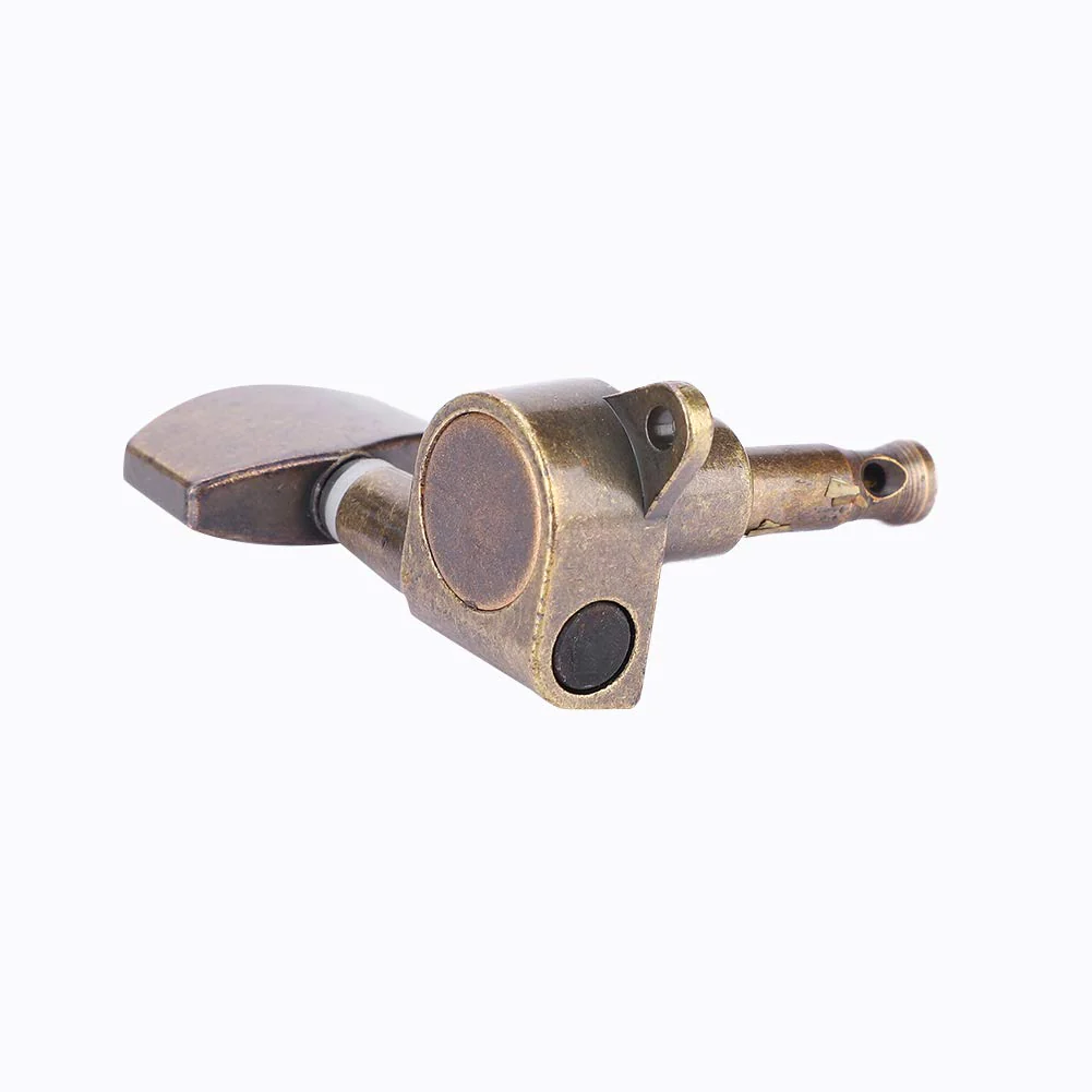 Guitar Tuning Pegs,3L3R Guitar Tuning Pegs Locking Tuners Copper Alloy Machine Heads Button Guitar String Tuning Pegs Machine Heads Tuners Set Performance Accessory - Image 7