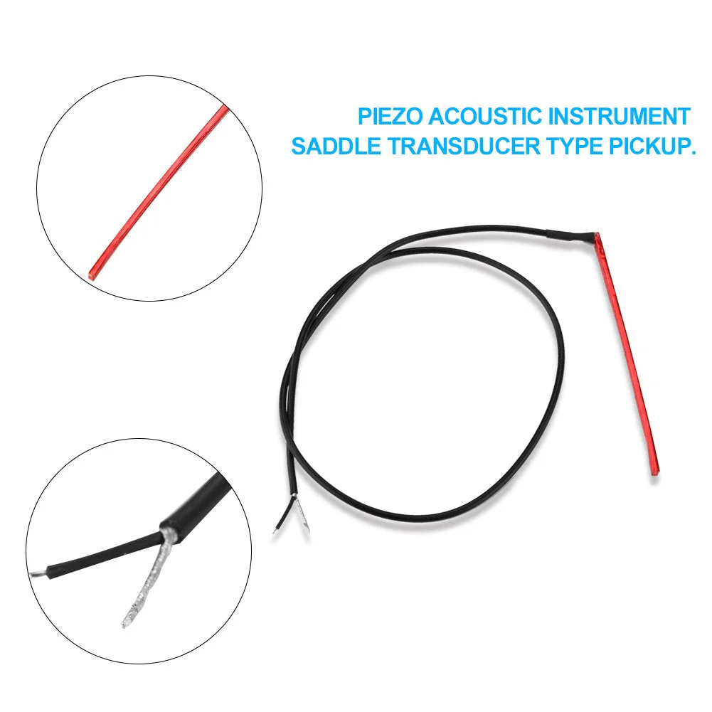 Guitar Under Saddle Passive Piezo Pickup Cable without Plug for Acoustic Guitar Instrument Accessory Pickup Accessories - Image 3