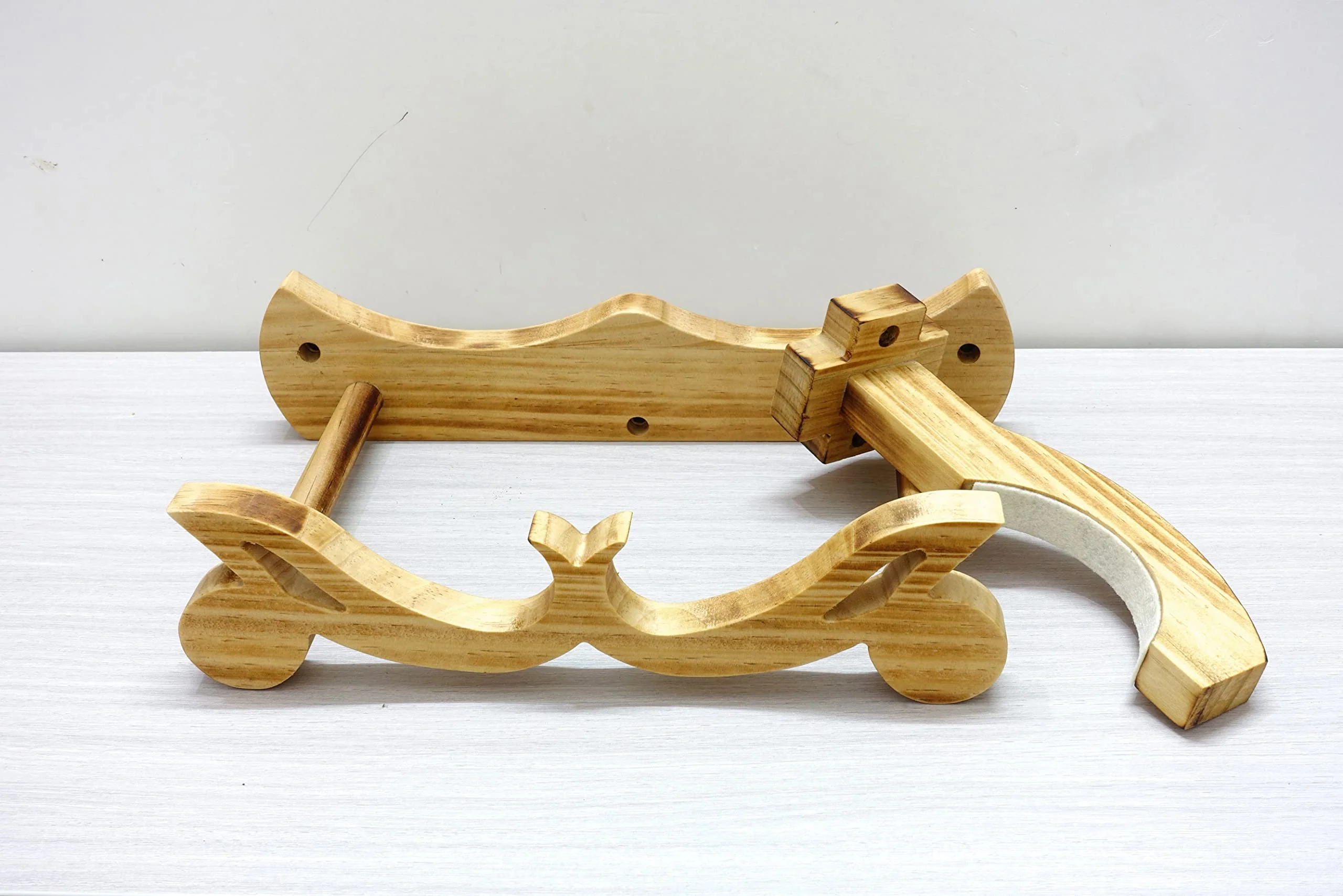 Guitar Wall Holder,Guitar Holder Wall Mount,Guitar Stand Horizontal,Guitar Hanger Tilt Your Guitar,Ukulele, Bass, Electric Guitar at a Slanted Angle with Beauty. - Image 7