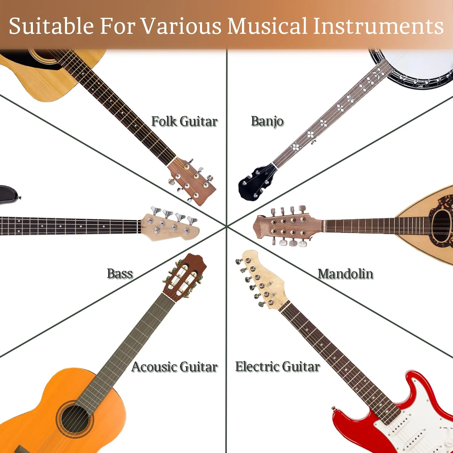 Guitar Wall Mount, Auto Lock Black Walnut Wood Guitar Hanger, Guitar Wall Hangers, Guitar Holder Hook Wall Stand for Classical, Acoustic, Electric Guitar, Bass, Gift for Guitar Player Balck Walnut Wood - Image 7