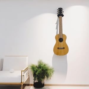 Guitar Wall Mount Hanger 2 Pack, Auto Locking Holder Hangers Hook for Acoustic, Electric, Bass, Banjo, Mandolin Stand Wall, Gift for Guitar Player, Guitar Accessories Metal 2 Pack - Image 8