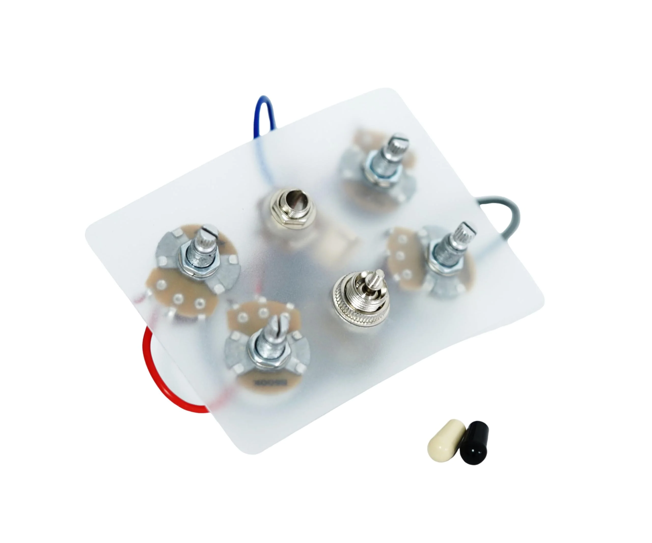 Guyker 1 Set LP Electric Guitar Pickup Wiring Harness Compatible with EPI SG LP Dot (1 Toggle Switch + 4 Pots + Jack) - Image 2