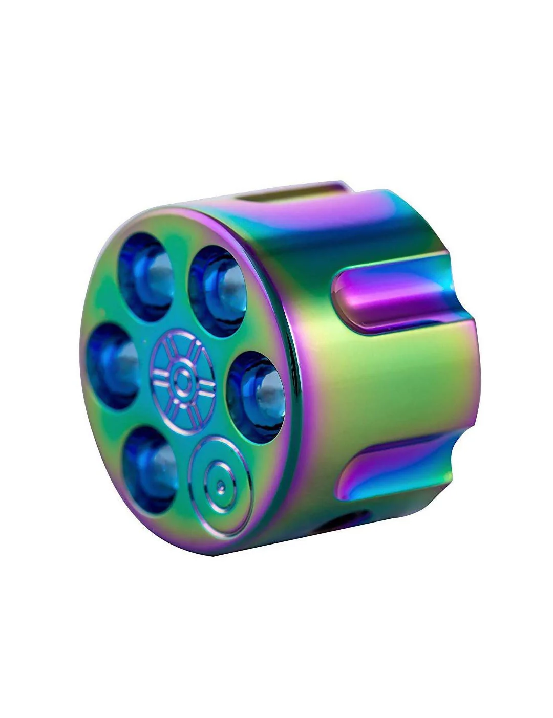 Guyker 3Pcs Guitar Potentiometer Control Knobs for 6mm(0.24”) Dia. Shaft Pots - Knurled Volume and Audio Switch Knob Replacement for Electric Guitar or Precision Bass - Zinc alloy, Rainbow Zinc, Rainbow - Image 2
