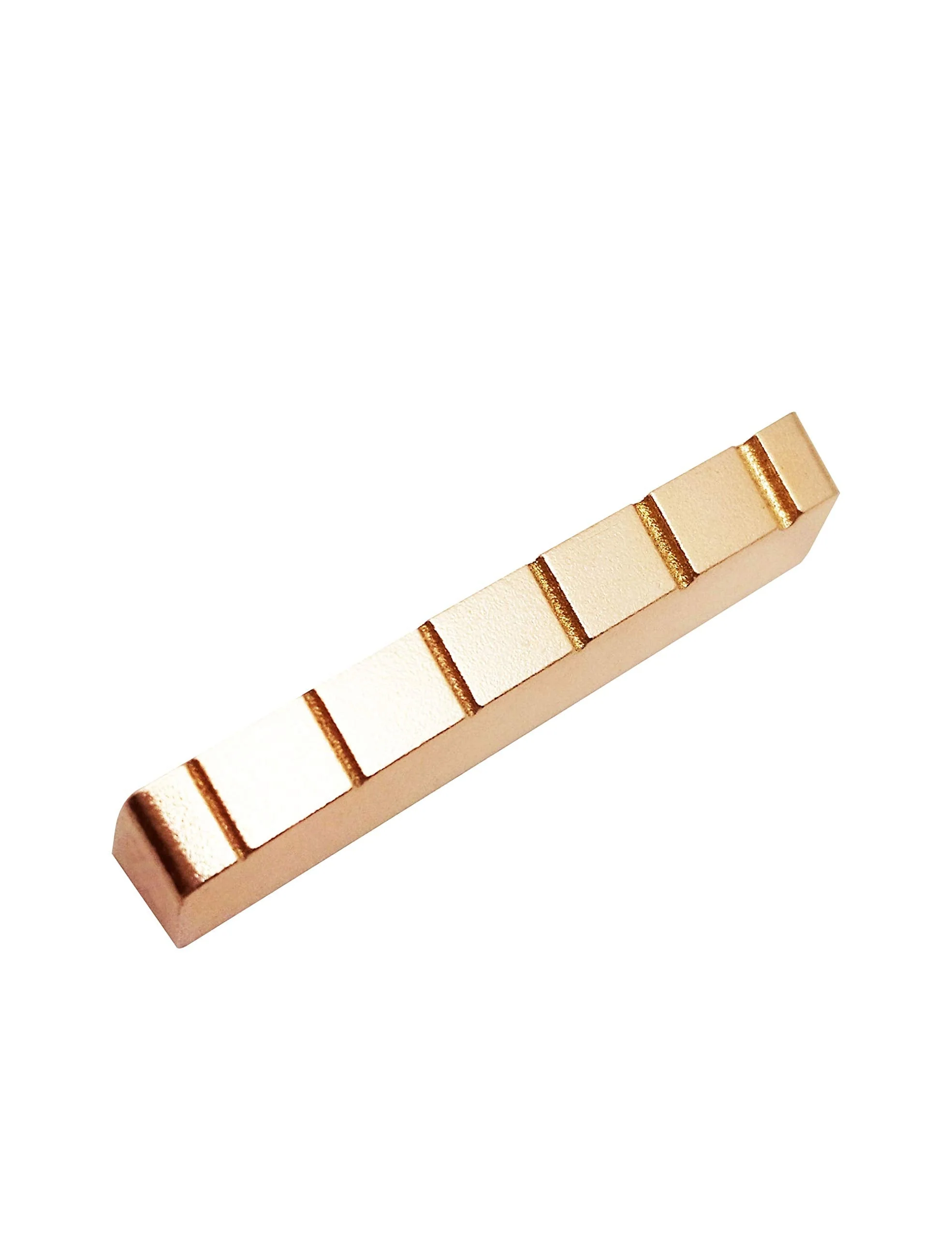 Guyker 43mm Guitar Nut - Pre-Slotted Brass Nuts Replacement Compatible with 6 String Electric Bass Guitar 43mm Brass - original - Image 3