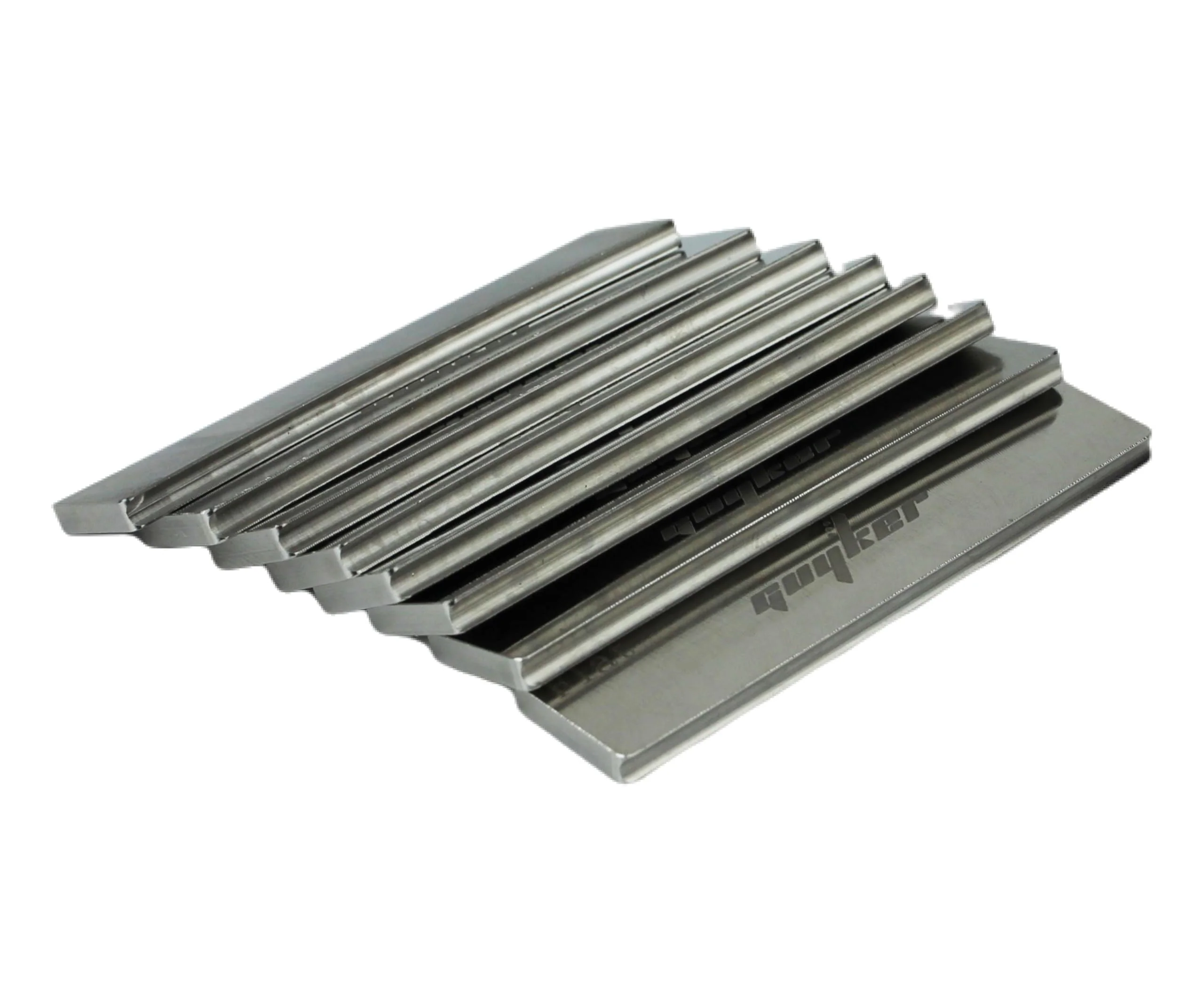 Guyker 8Pcs Flat, 7.25, 9.5, 10, 12, 14, 16, 20 Radius Guitar Fret Press Insert, 304 Stainless Steel Machine Pressure Fingerboard Radian Fret Insert for Acoustic Electric Guitar Bass Luthier DIY Tool flat/7.25/9.5/10/12/14/16/20 inch, 8pcs - Image 4
