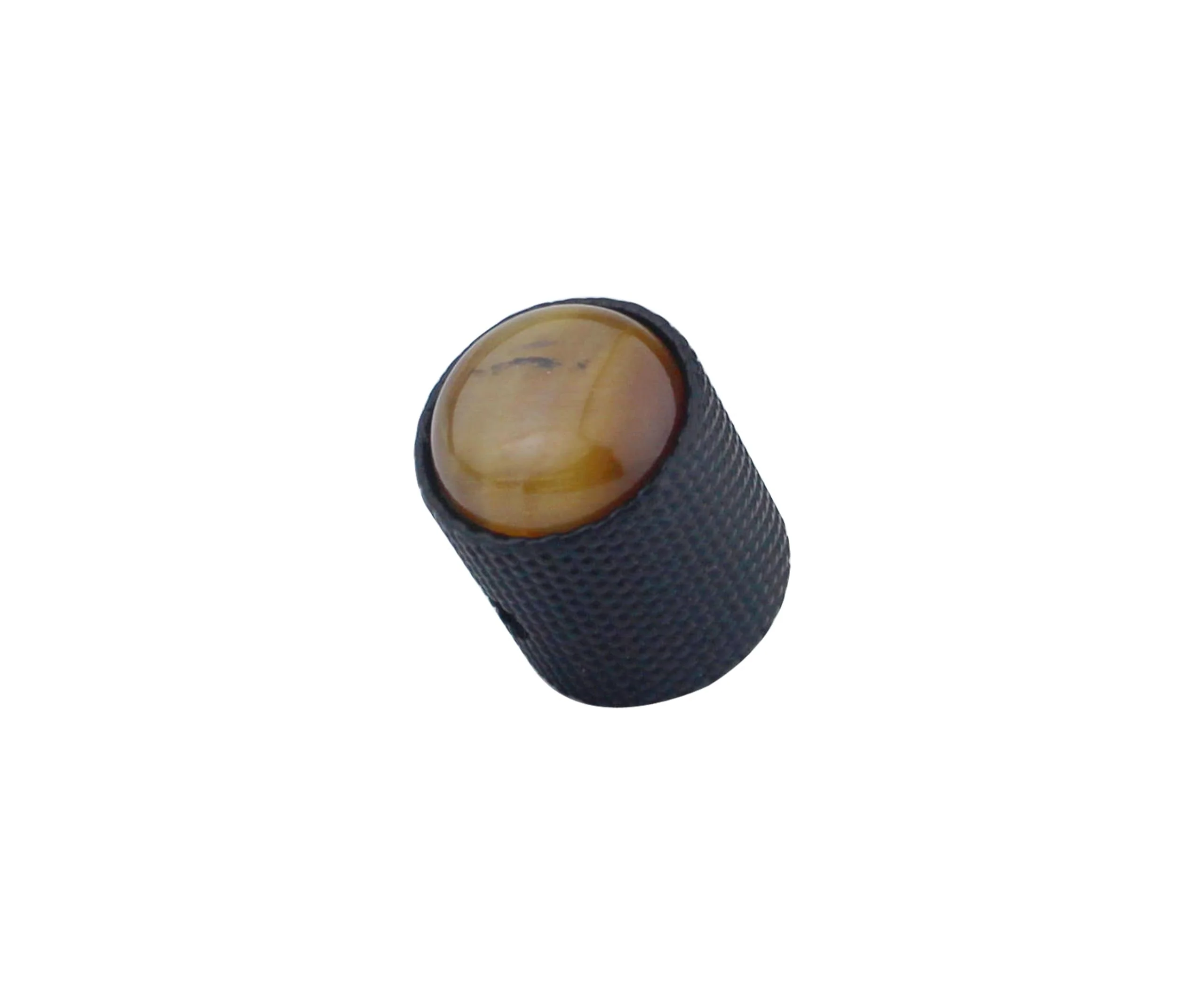 guyker Dome Guitar Bass Potentiometer Control Knobs with 6mm Dia. Shaft Pots - 3PCS Zinc Alloy Bell Speed Tone Volume Knob Replacement Part, (Tiger-Eye Top, Black) Tiger-Eye Top - Image 3