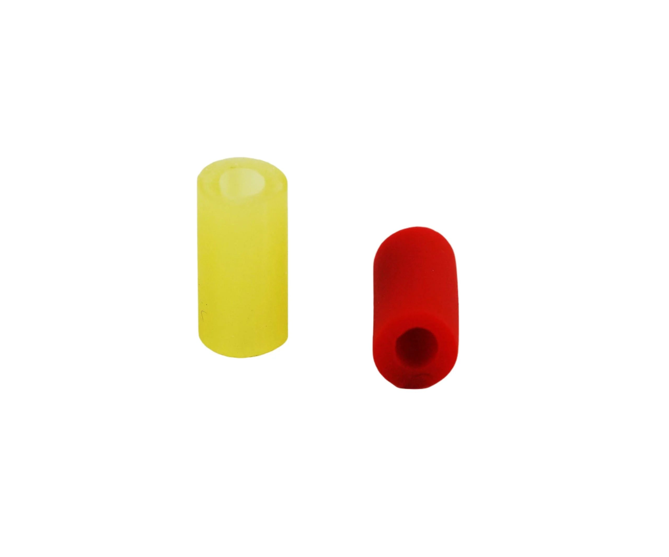 Guyker Guitar Pickup Mounting Rubber Tubing, 3mm Inner Dia. Natural Rubber Tubes Guitar Accessories for Electric Guitar Mounting or Height Adjustment (Red+Yellow, Set of 24) - Image 3