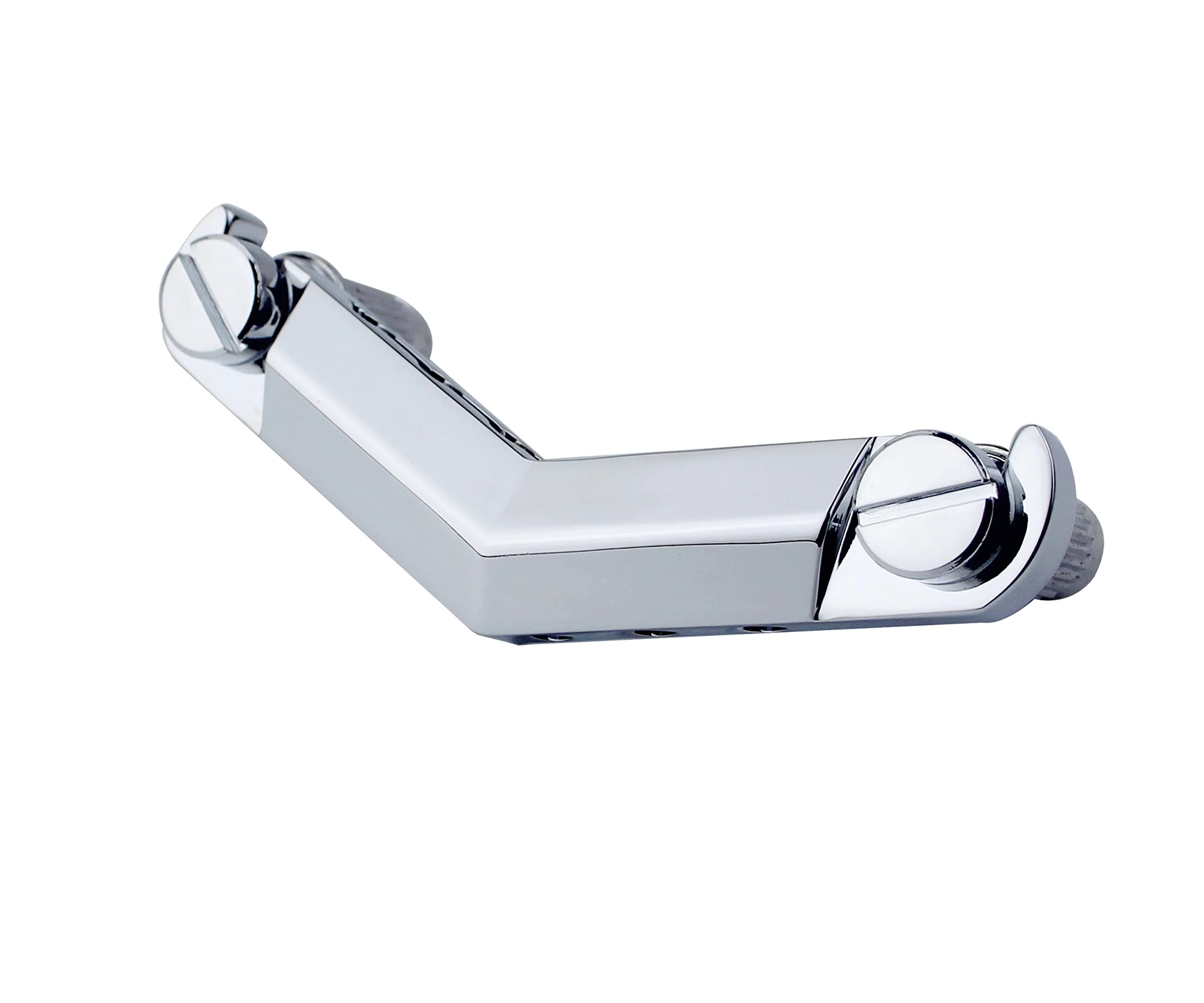 Guyker Guitar Stop Bar Tailpiece with Anchors and Studs Replacement Part Compatible with Les Paul LP SG Style 6 String Electric Guitar - GK21, Chrome - Image 2