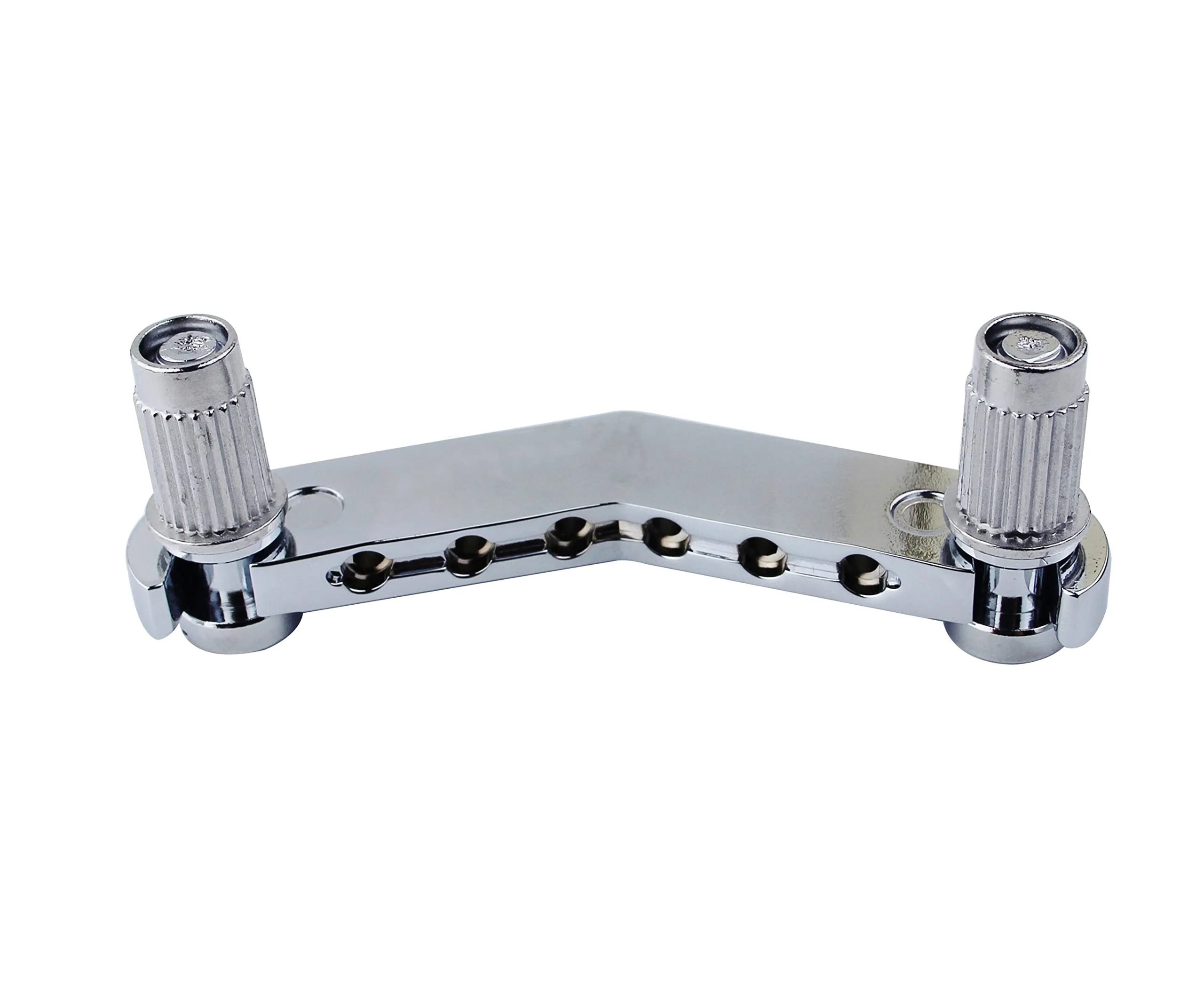 Guyker Guitar Stop Bar Tailpiece with Anchors and Studs Replacement Part Compatible with Les Paul LP SG Style 6 String Electric Guitar - GK21, Chrome - Image 5