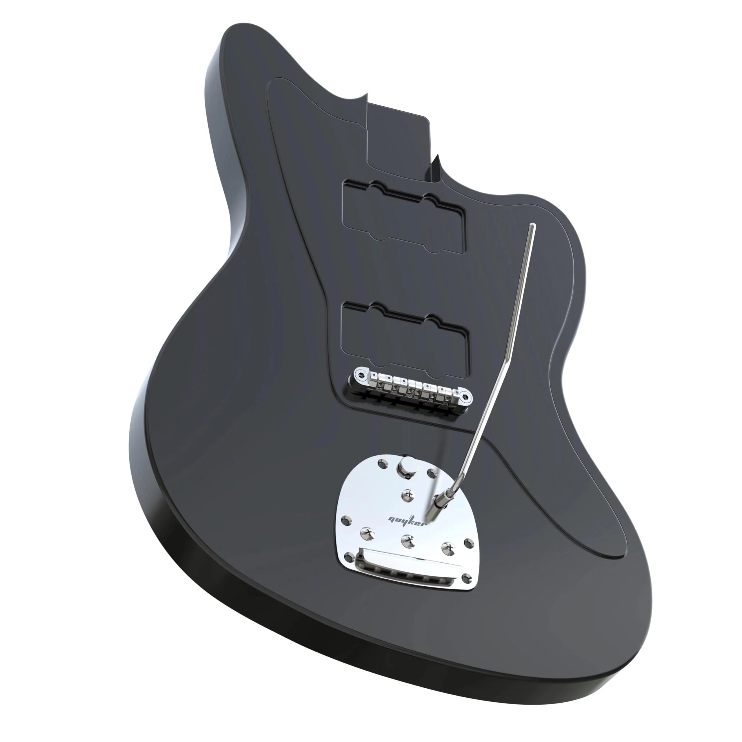 Guyker Guitar Tremolo Tailpiece Bridge Compatiable with JM JA Guitar Vibrato and Whammy Assembly Replacement for Jazz Electric Guitar, JM001 - Image 5