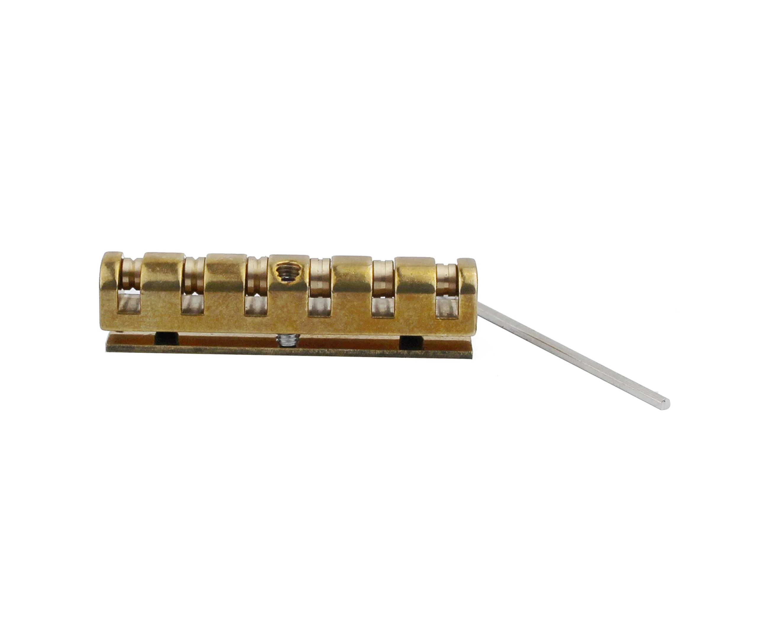Guyker Height Adjustable 43mm Brass Roller Guitar Nut Replacement Compatible with Les Paul LP SG Style Electric Guitars - Image 3
