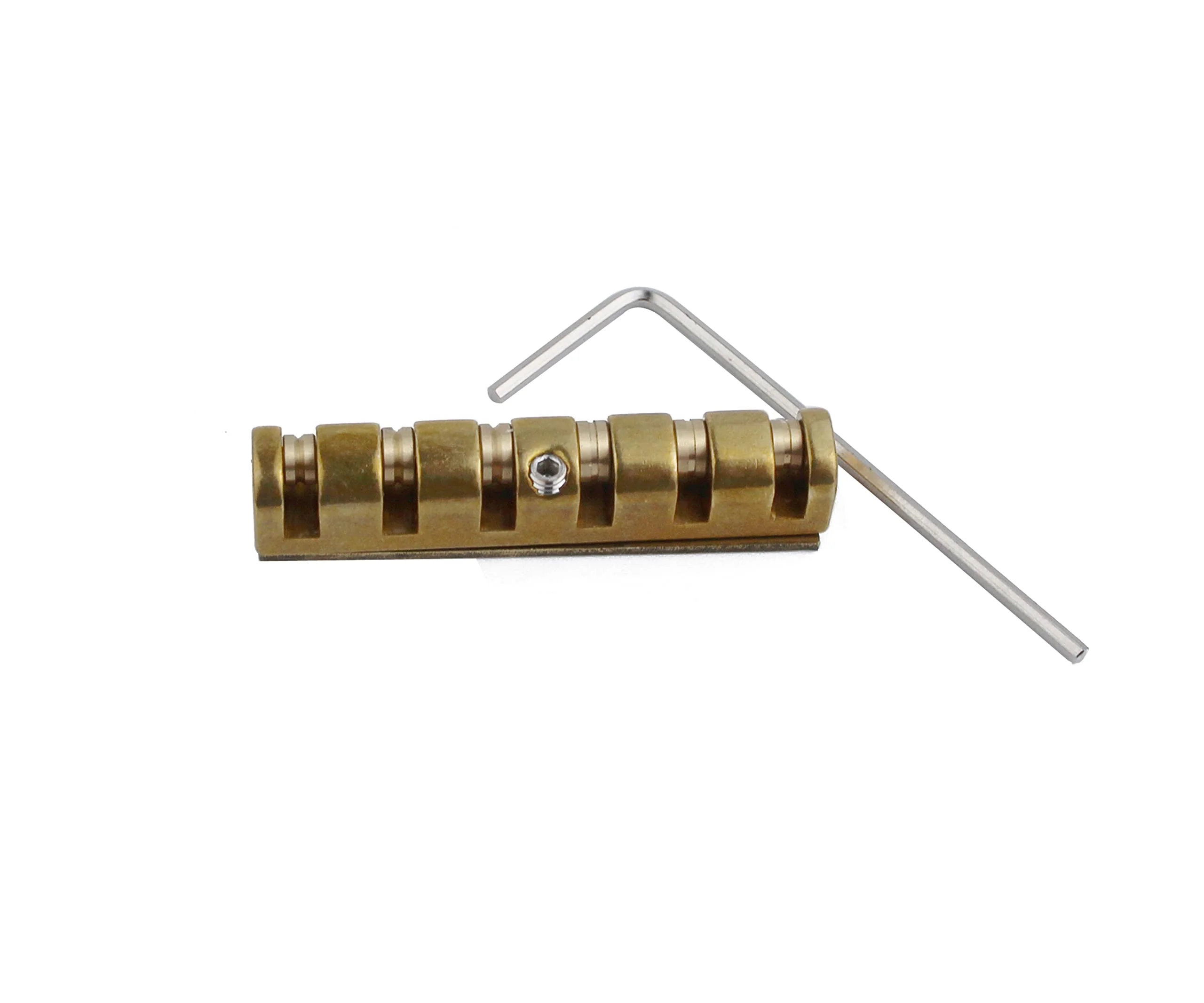 Guyker Height Adjustable 43mm Brass Roller Guitar Nut Replacement Compatible with Les Paul LP SG Style Electric Guitars - Image 4