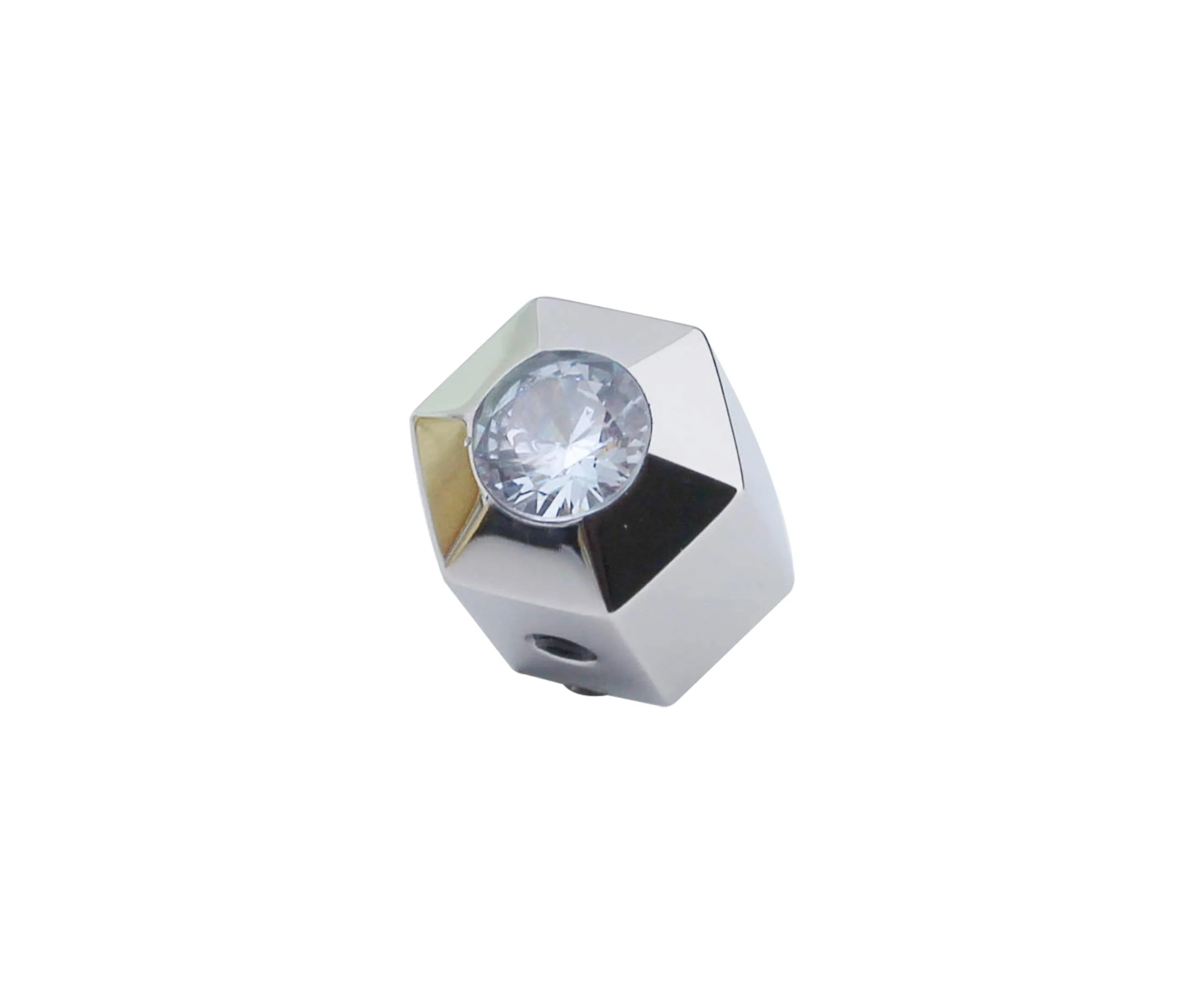 Guyker Potentiometer Control Knobs with 6mm Dia. Shaft Pots - 3PCS High Grade Stainless Steel Speed Tone Volume Knob with Diamond Top Replacement for Electric Guitar or Precision Bass, CKB024 chrome - Image 4