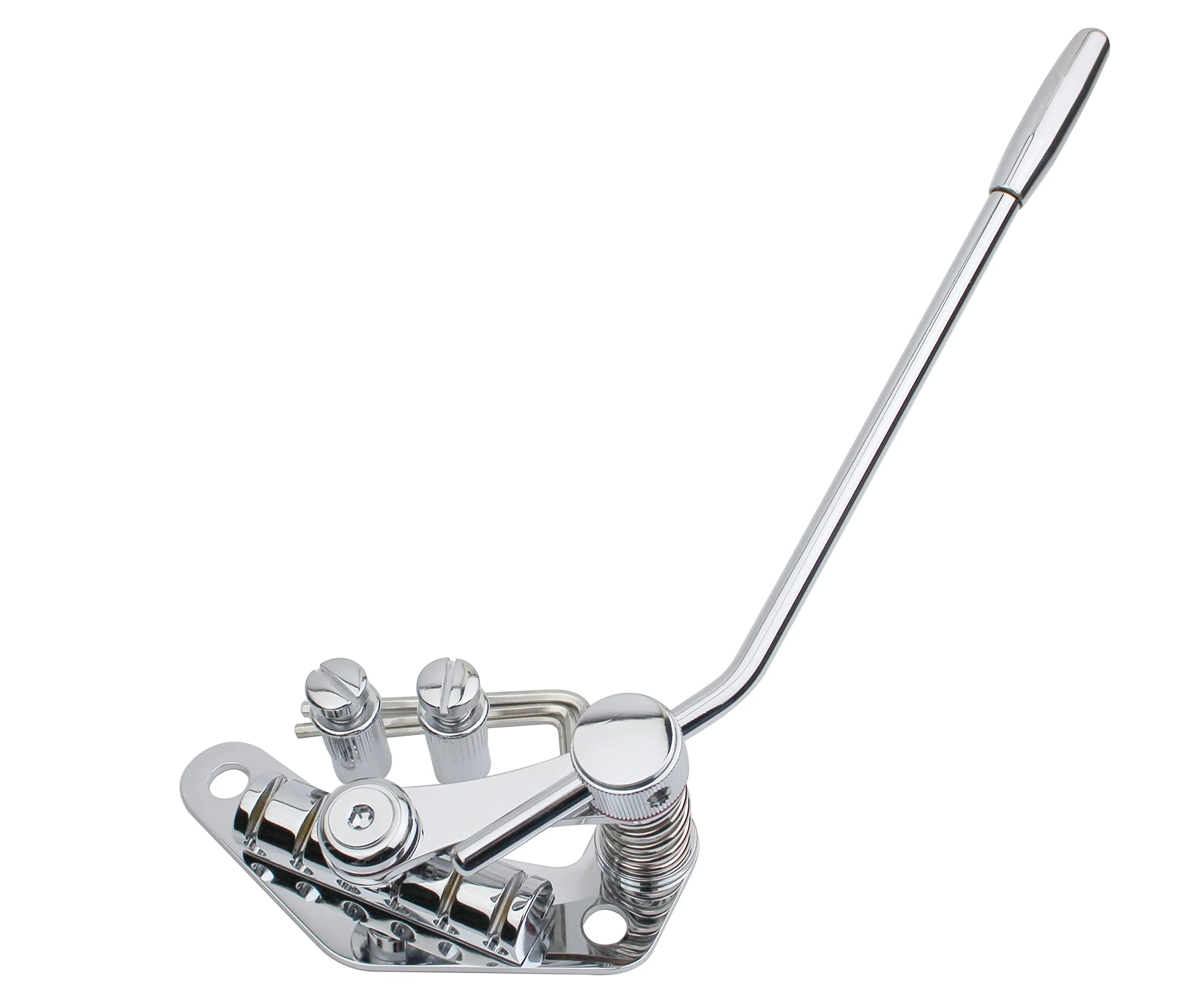 Guyker Tune-O-Matic Style Electric Guitar Bridge Stop Bar Tailpiece Tremolo Compatible with LP SG Guitars TM85, Chrome - Image 5