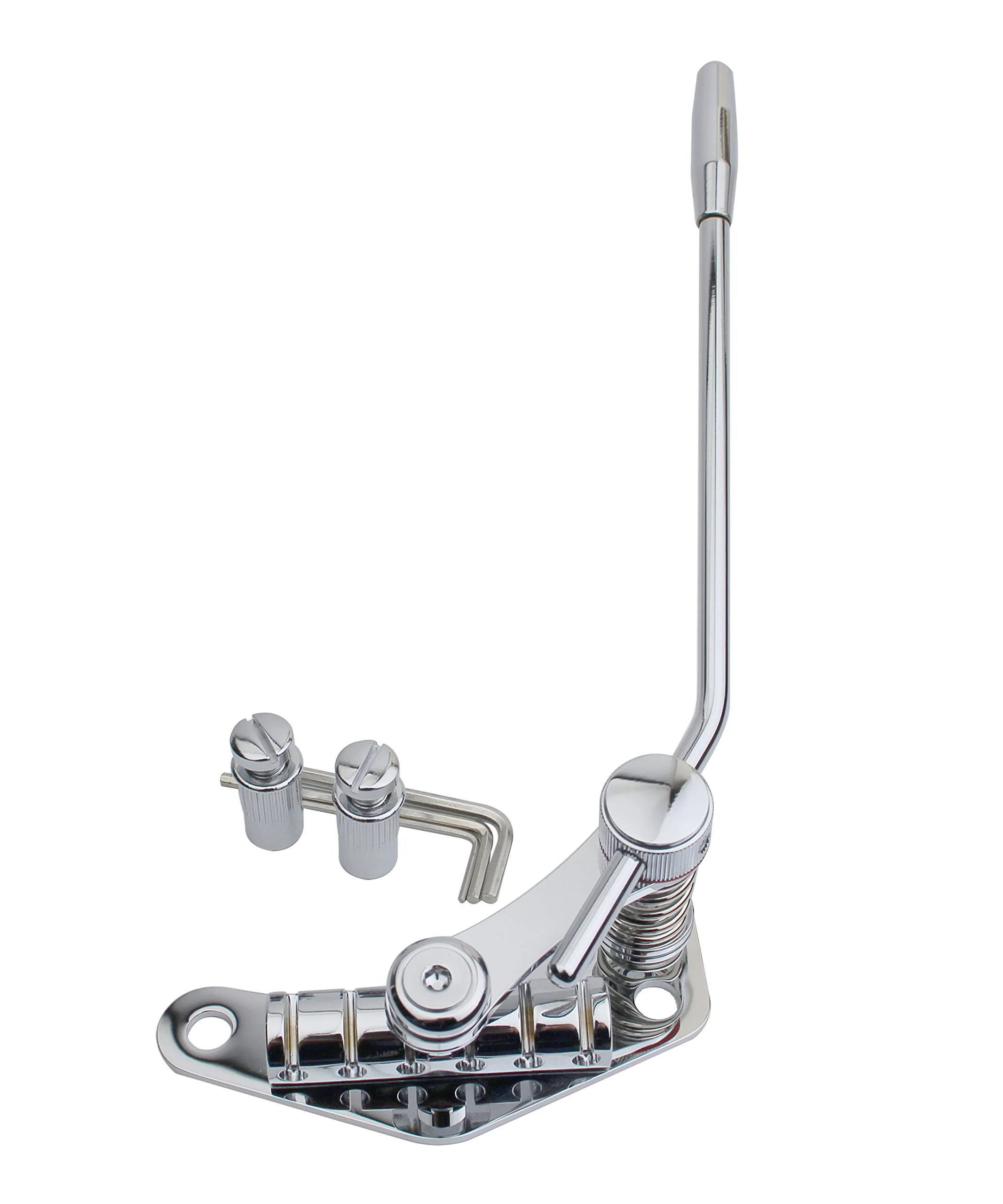 Guyker Tune-O-Matic Style Electric Guitar Bridge Stop Bar Tailpiece Tremolo Compatible with LP SG Guitars TM85, Chrome - Image 7