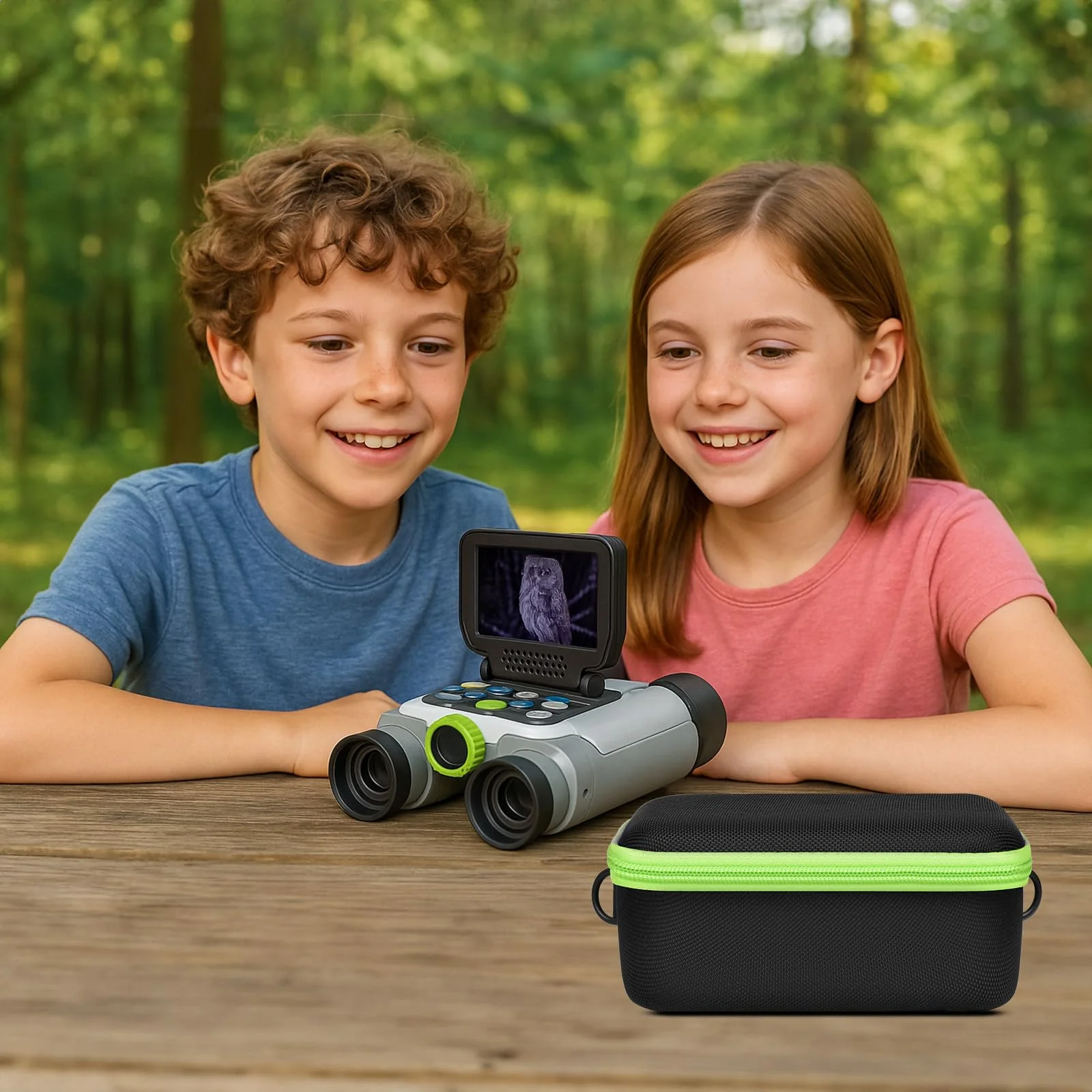 GWCASE Portable Carrying Storage Case Compatible with LeapFrog Magic Adventures Binoculars and Accessories, Protective Organizer Box for Outdoor Travel and Exploration（Bag Only） Black - Image 6