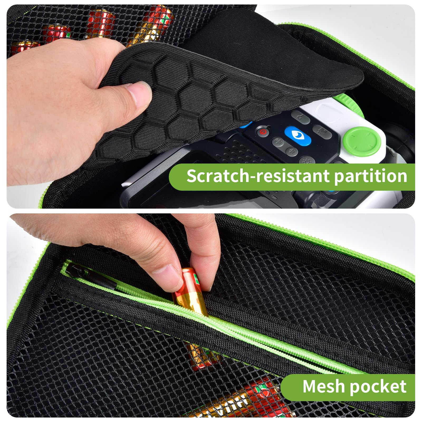 GWCASE Portable Carrying Storage Case Compatible with LeapFrog Magic Adventures Binoculars and Accessories, Protective Organizer Box for Outdoor Travel and Exploration（Bag Only） Black - Image 8