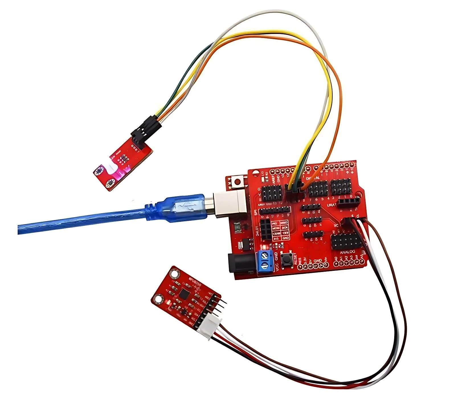 Gyroscope Accelerometer, MPU6050 6-Axis Accelerometer Gyroscope Sensor Module 16 Bit AD Converter Data Output for Engineers, Technicians - Image 5
