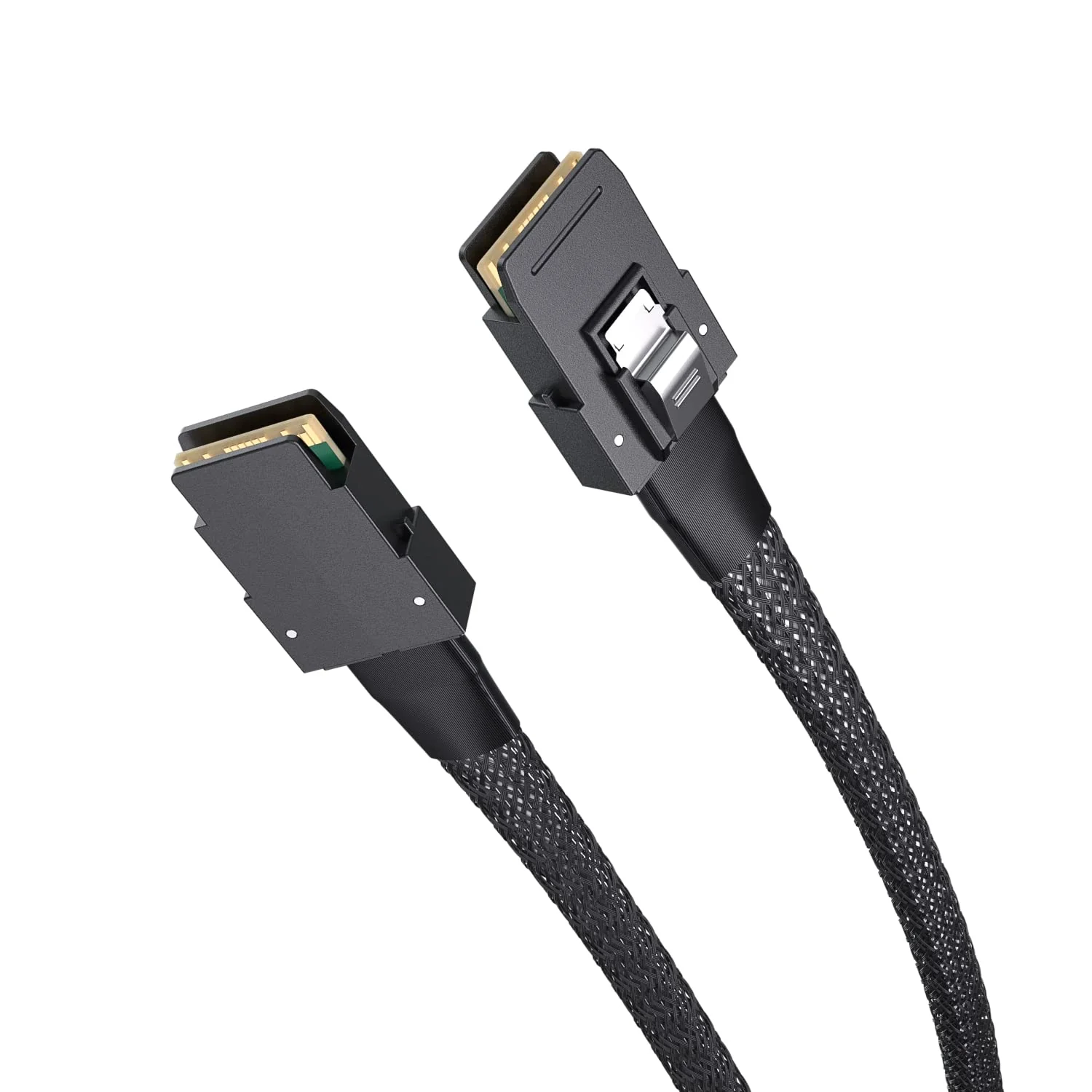 H!Fiber.com 2 Pack Internal Mini SAS SFF-8087 to SFF-8087 Cable,0.5m Internal Mini SAS to Mini SAS Cable, 36Pin, 6Gbps, 100 Ohms, for Servers, RAID, SAS/SATA HBA, DAS, 0.5 Meter (1.6ft) 0.5m(1.6ft) - Image 2