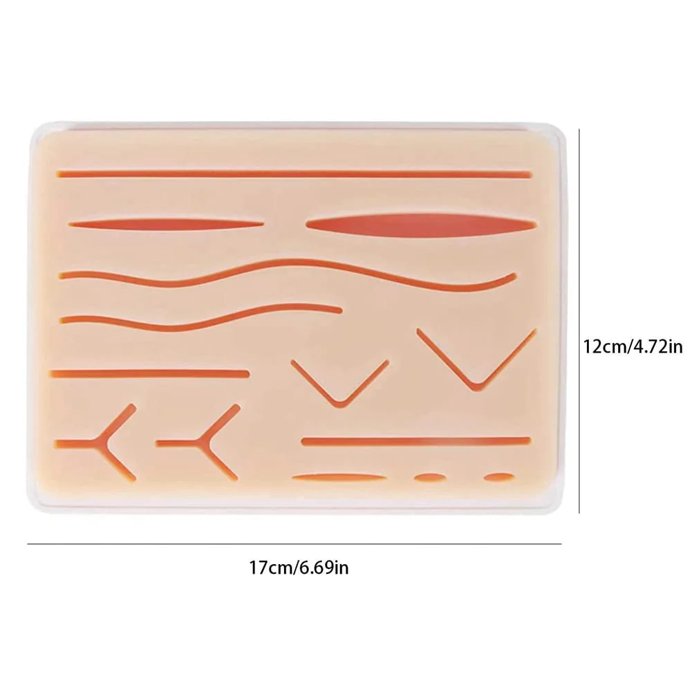 HADIIH Improved large 3-layer seam pad with wounds for practising sewing - not easy to separate, tear or tear - Image 7