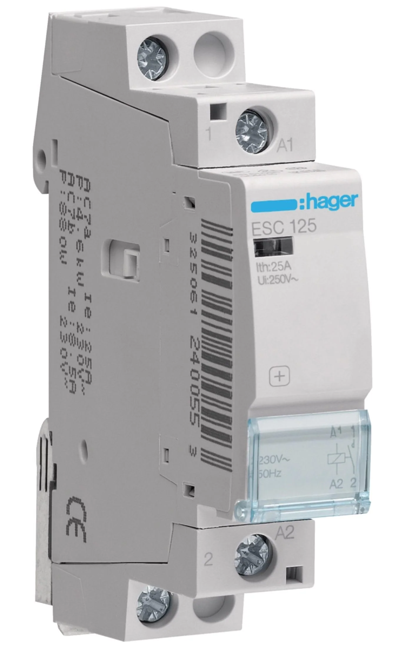 Hager ESC125 Schütze , 25A, 1S, 230V