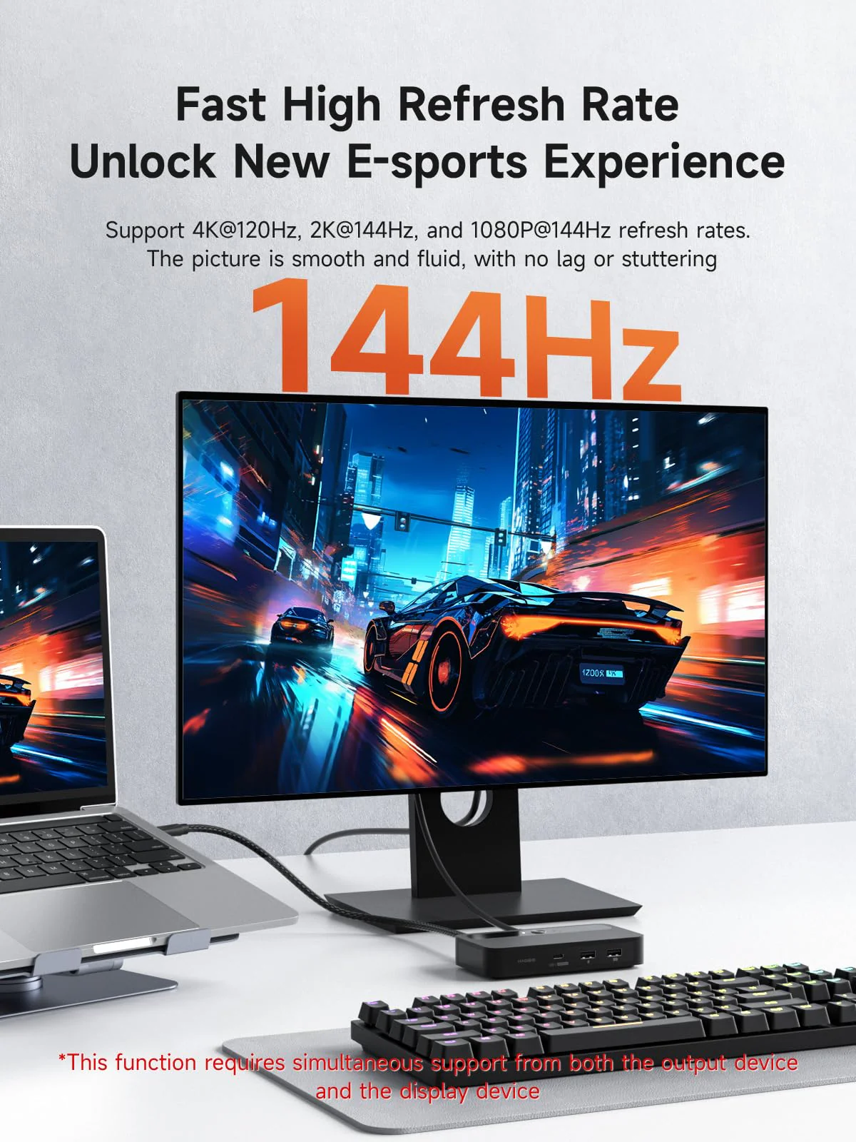 Hagibis KVM Switch 1 Monitor 2 Computers with 100W PD, 4K@120Hz HDMI, USB-C KVM Switcher Hub Sharing Monitor Keyboard Mouse Printer Scanner for Switch2 macOS Windows Linux - Image 6