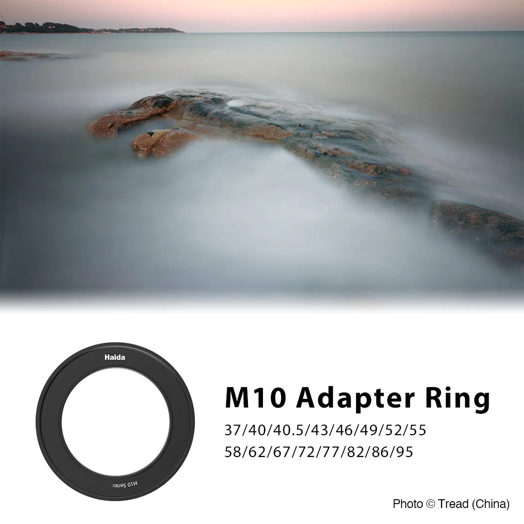 Haida Filter Adapter Ring Aluminum Alloy Material Camera Lens and Filter Holder Connector 37mm to 95mm for M10, M10-II Filter Holder (49mm) 49mm - Image 7