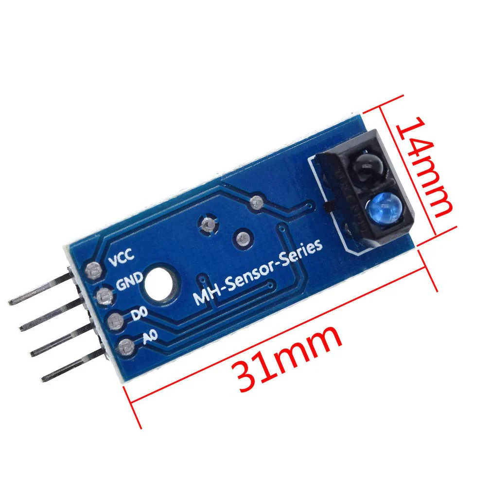 Hailege 10pcs TCRT5000 Infrared Reflective Sensor IR Photoelectric Switch Barrier Line Obstacle Avoidance Module Tracing Sensor Tracing Module for Arduino Smart Car Robot - Image 7