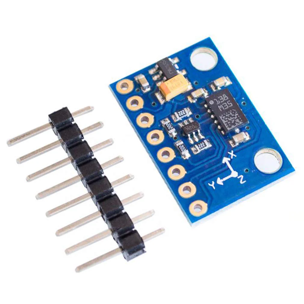 Hailege 2pcs LSM303DLHC GY-511 3 Axis E-Compass Accelerometer Magnetometer Module 12 Bit AD Convert - Image 2