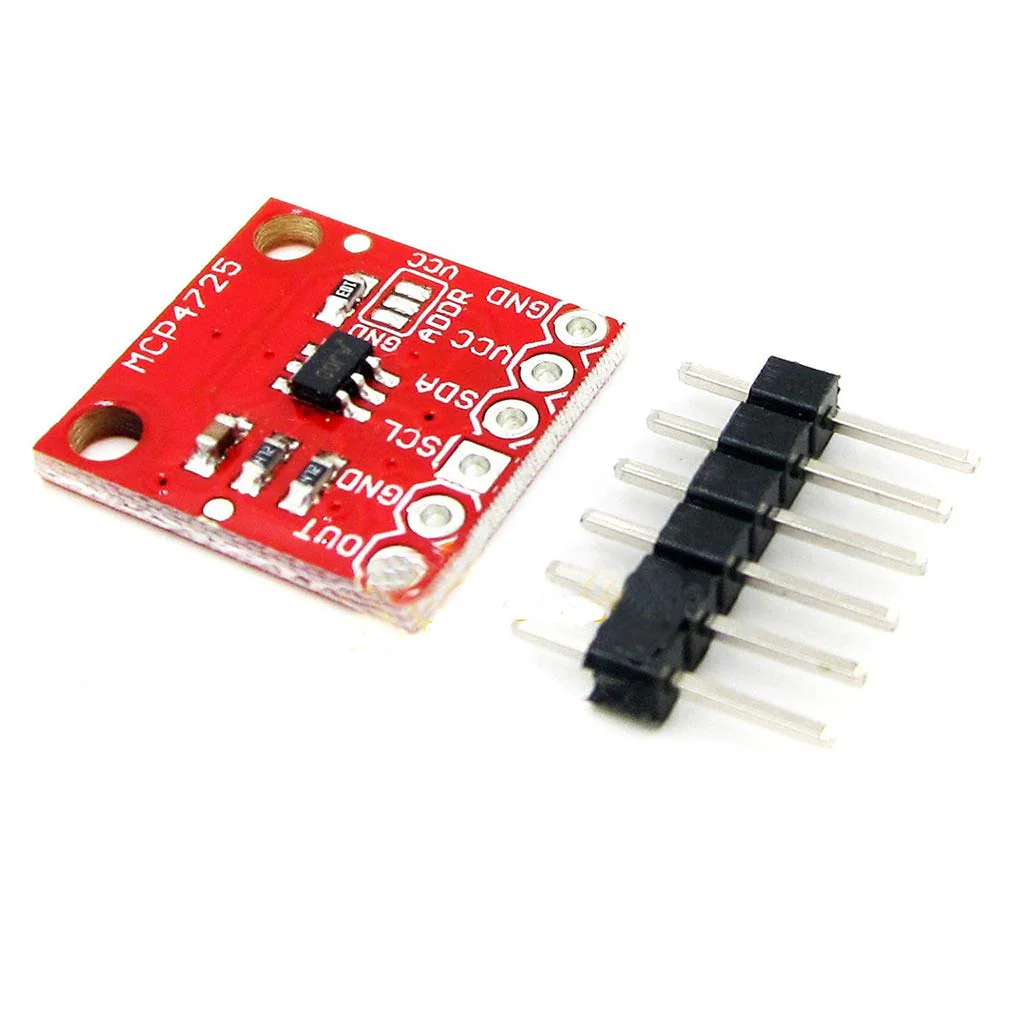 Hailege 2pcs MCP4725 12 Bit I2C IIC DAC Development Board Breakout Board Internal EEPROM Store Settings - Image 2