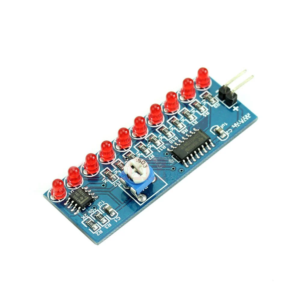 Hailege 2pcs NE555+CD4017 Running LED Flow LED Light Electronic Production Suite DIY Kit 2.5-14.5V - Image 3